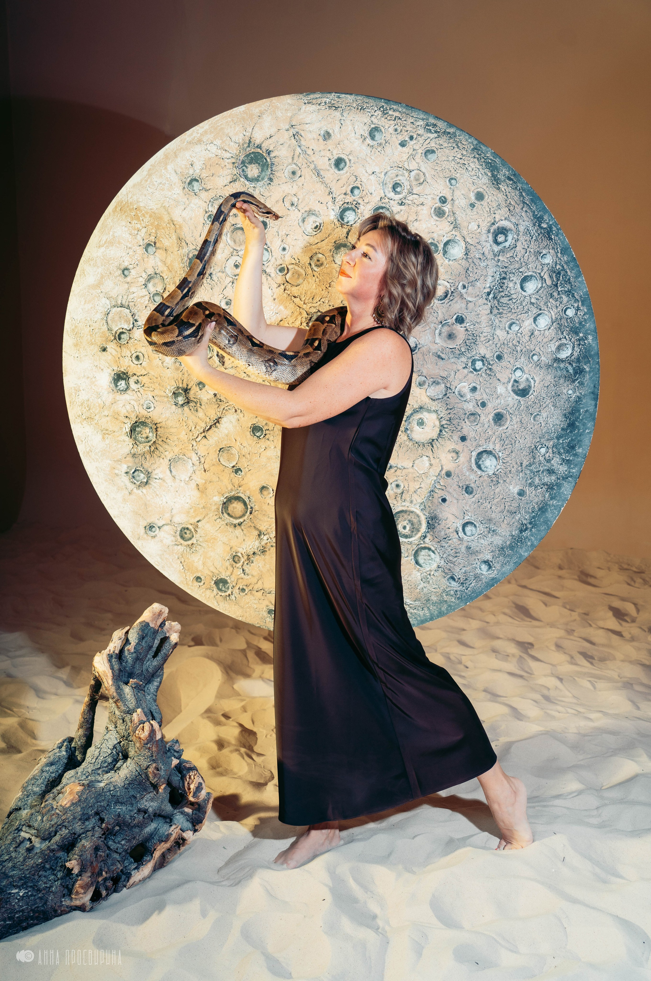 Новогодняя съемка с символом года для проекта Dolce Donna. Ваш фотограф в Санкт-Петербурге Анна Просвирина