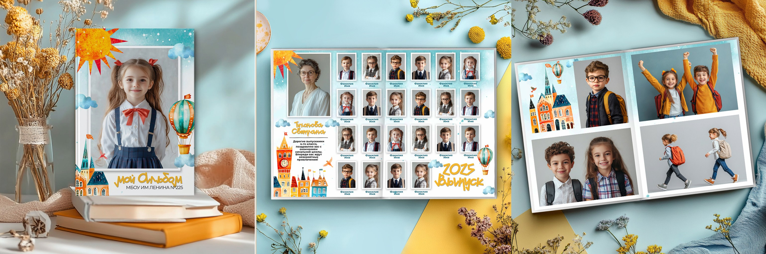 Детский сад. Обложка с фотографией ребёнка. Выпускные альбомы. Южноуральск