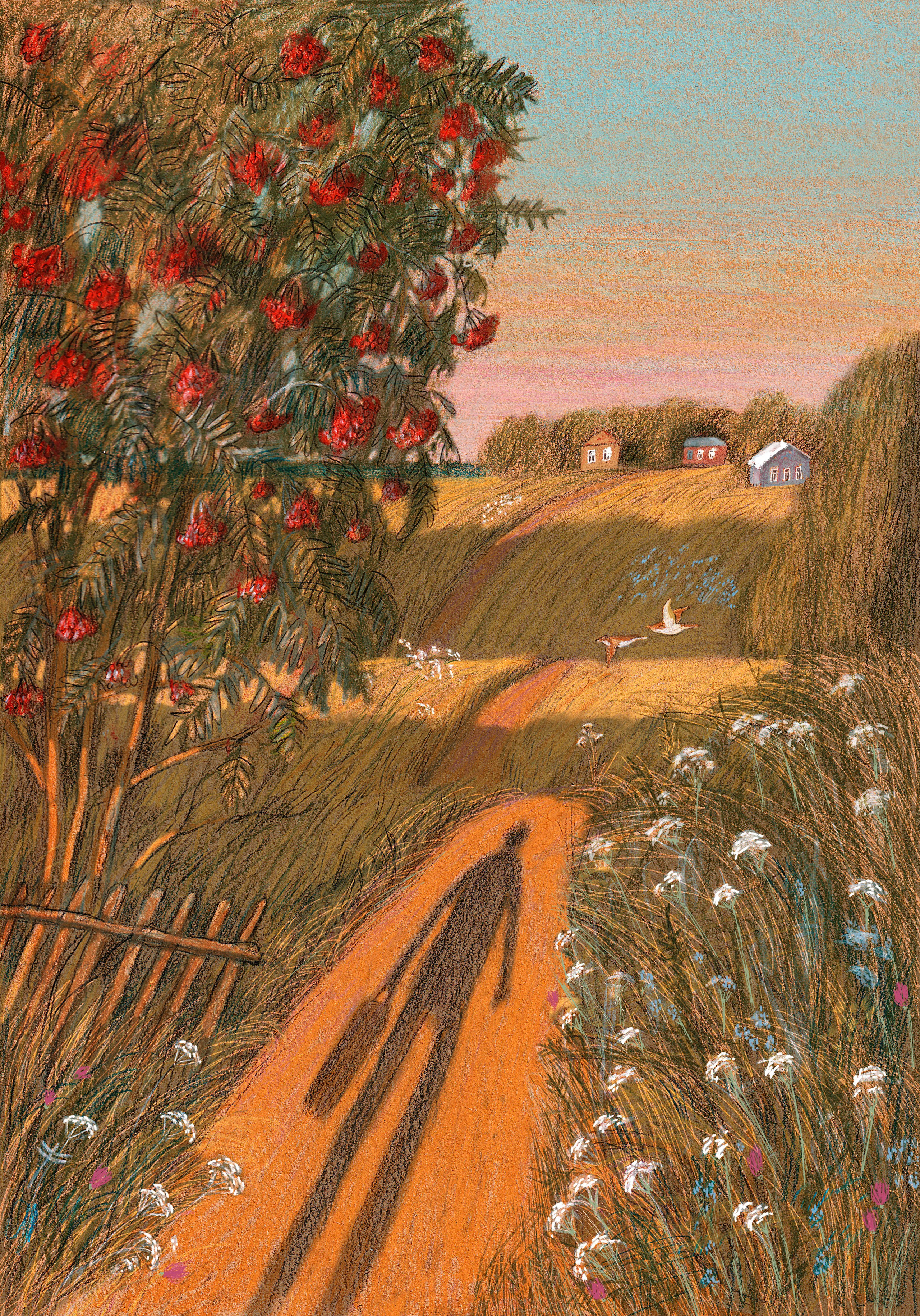 Книга «Эта улица мне знакома» Сергей Есенин. Художник Карина Милосердова