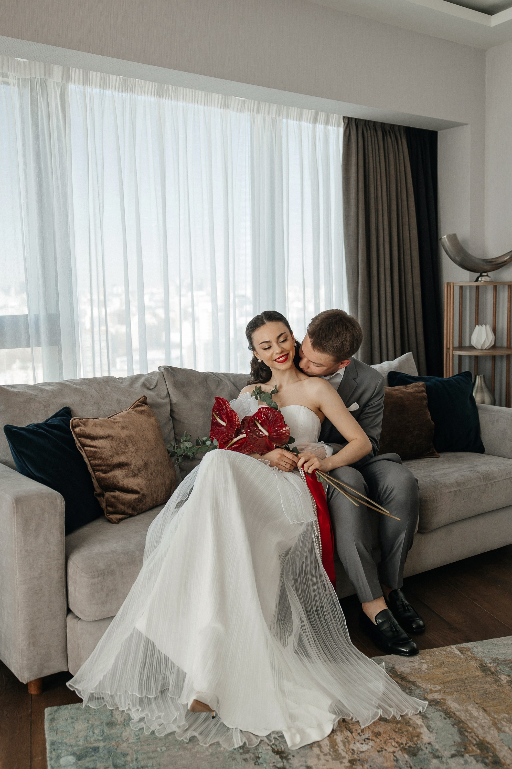 Свадебная фотосессия в&nbsp;отеле Radisson Blu Olympiyskiy