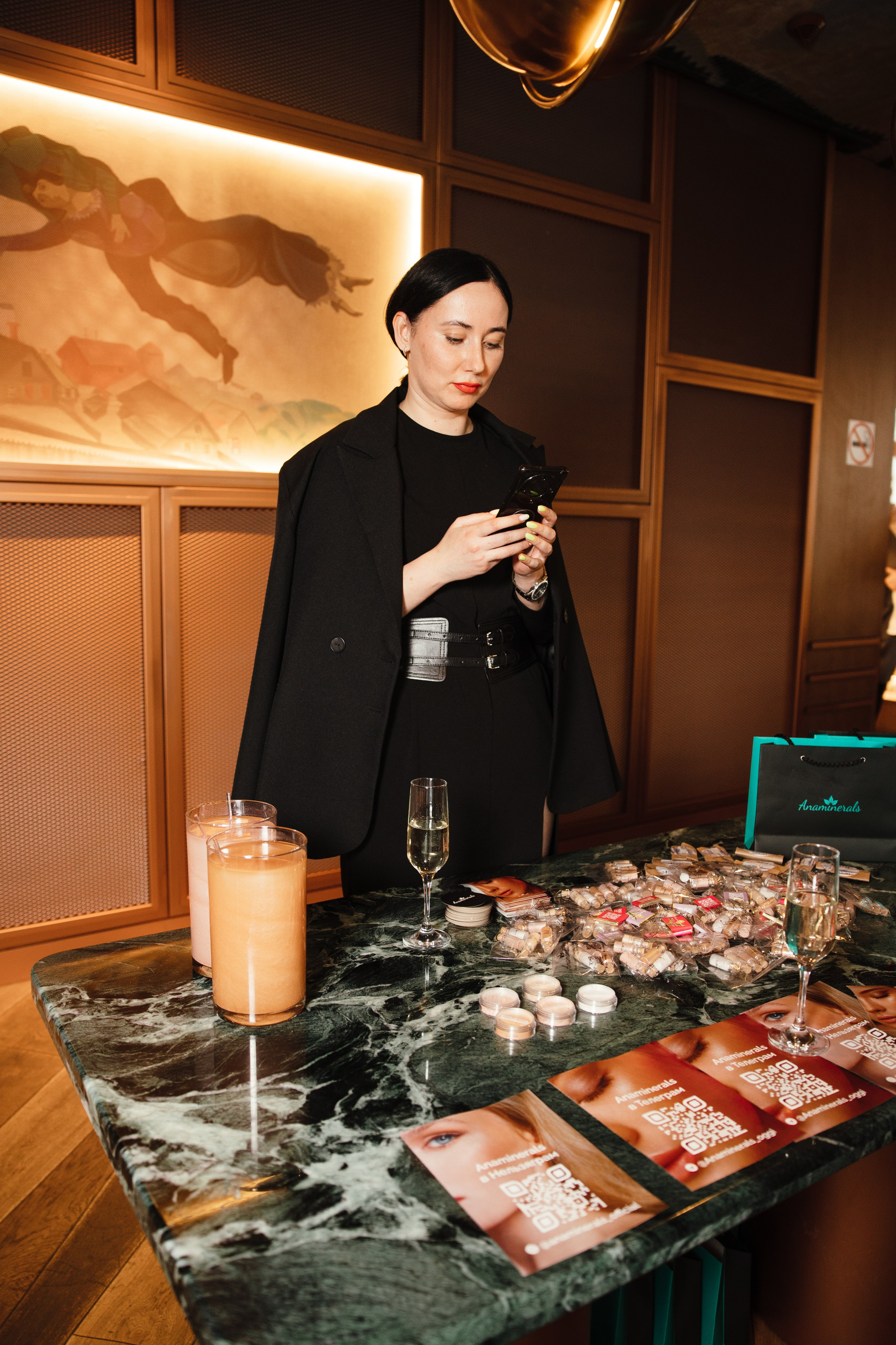 Презентация Russian Fashion Dom в ресторане Shagal. Контент фотограф в Москве и области Елена Кулакова