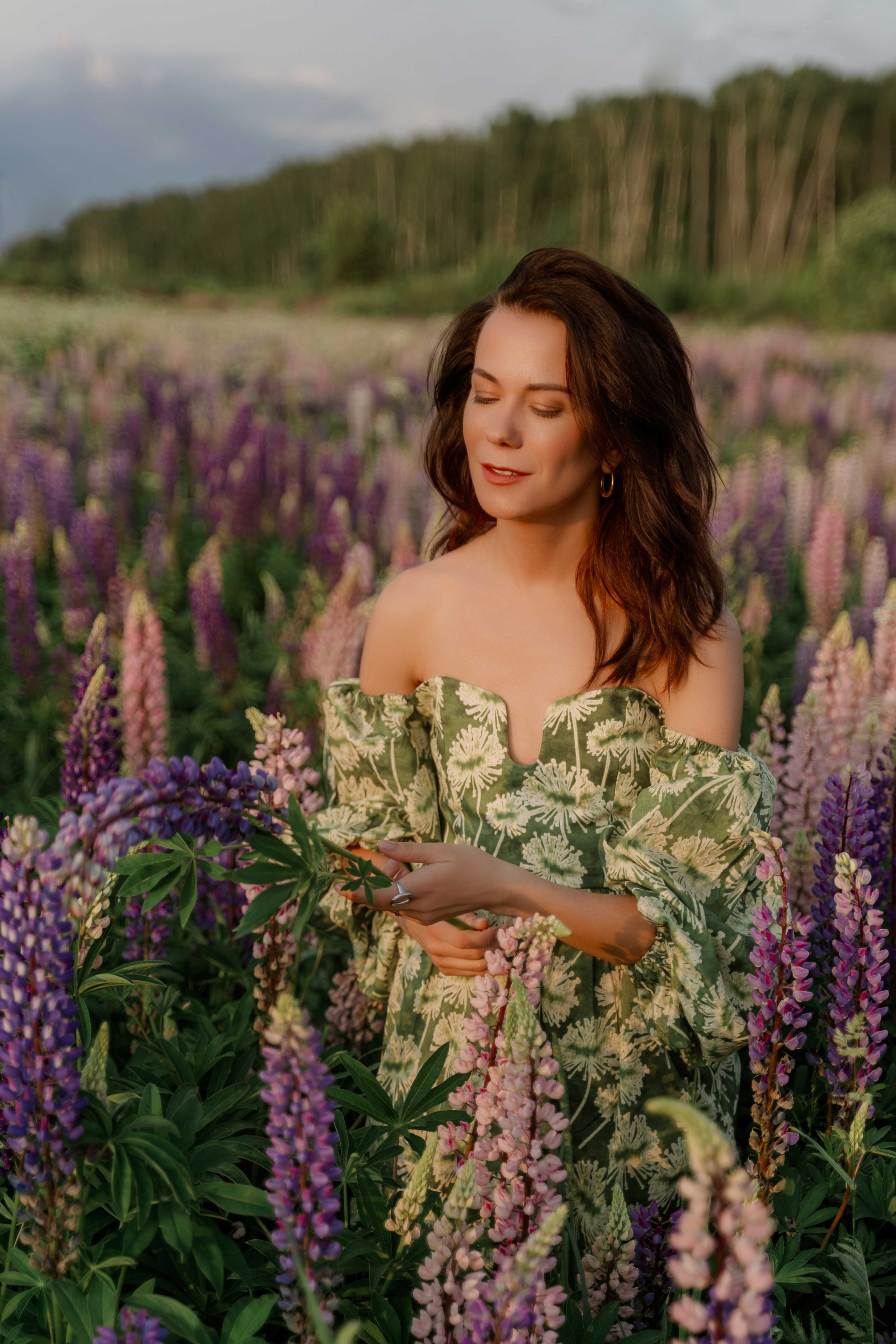 Наташа и люпины. Фотограф и видеограф в Москве и Абу Даби Мария Кулагина