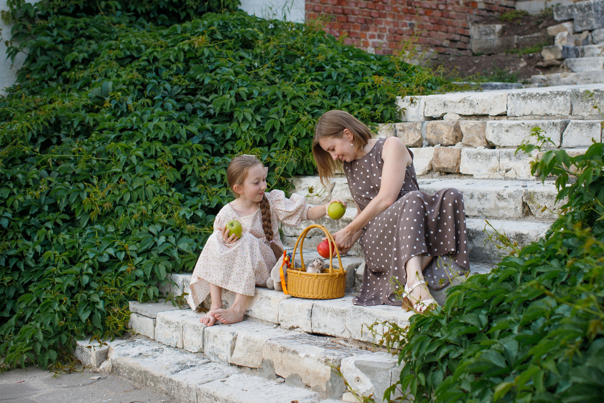 Леночка и Поля. Детский и семейный фотограф Мария Киселёва. Москва