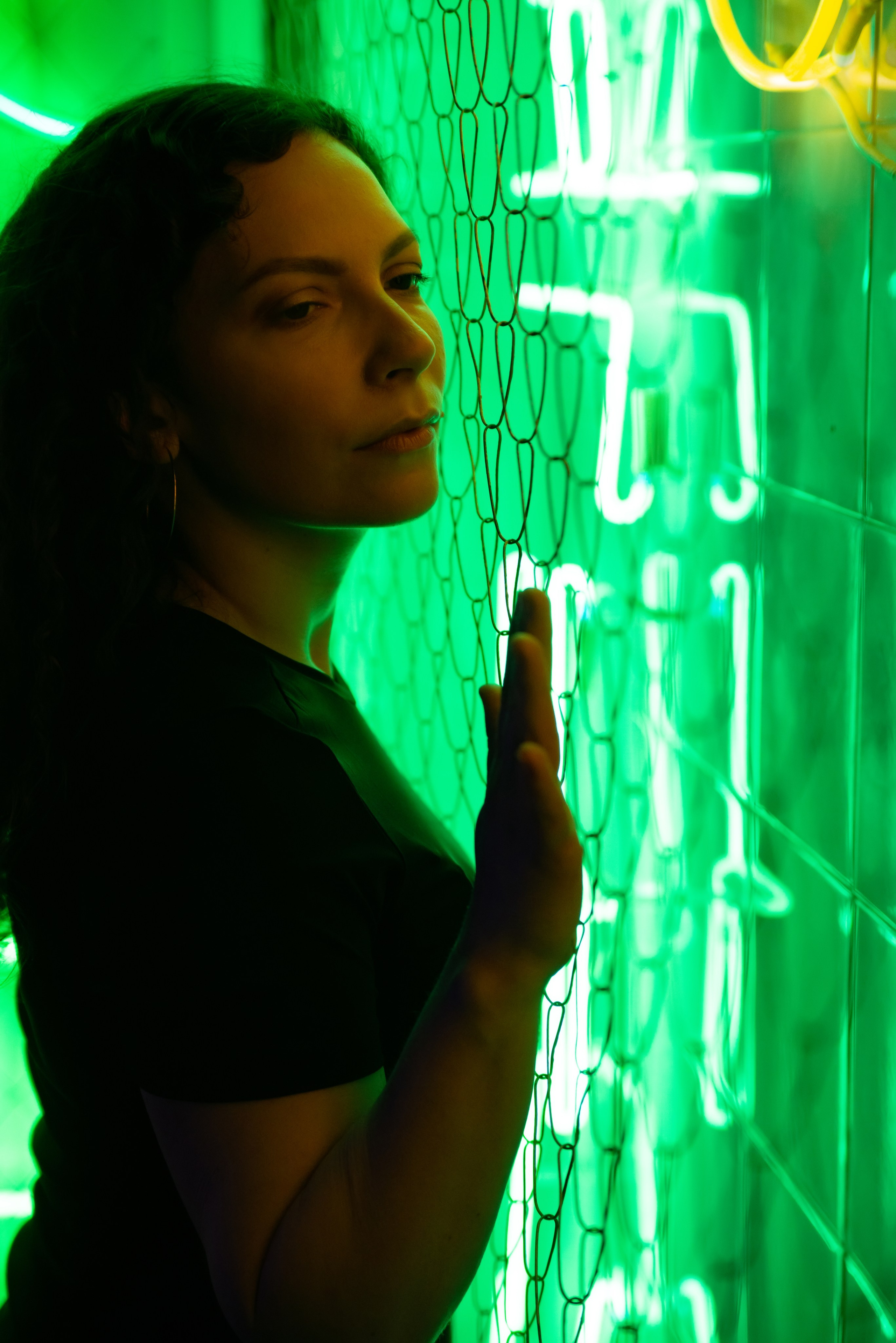 Анна в стиле киберпанк. Фотограф и дизайнер в Москве Екатерина Лобачева