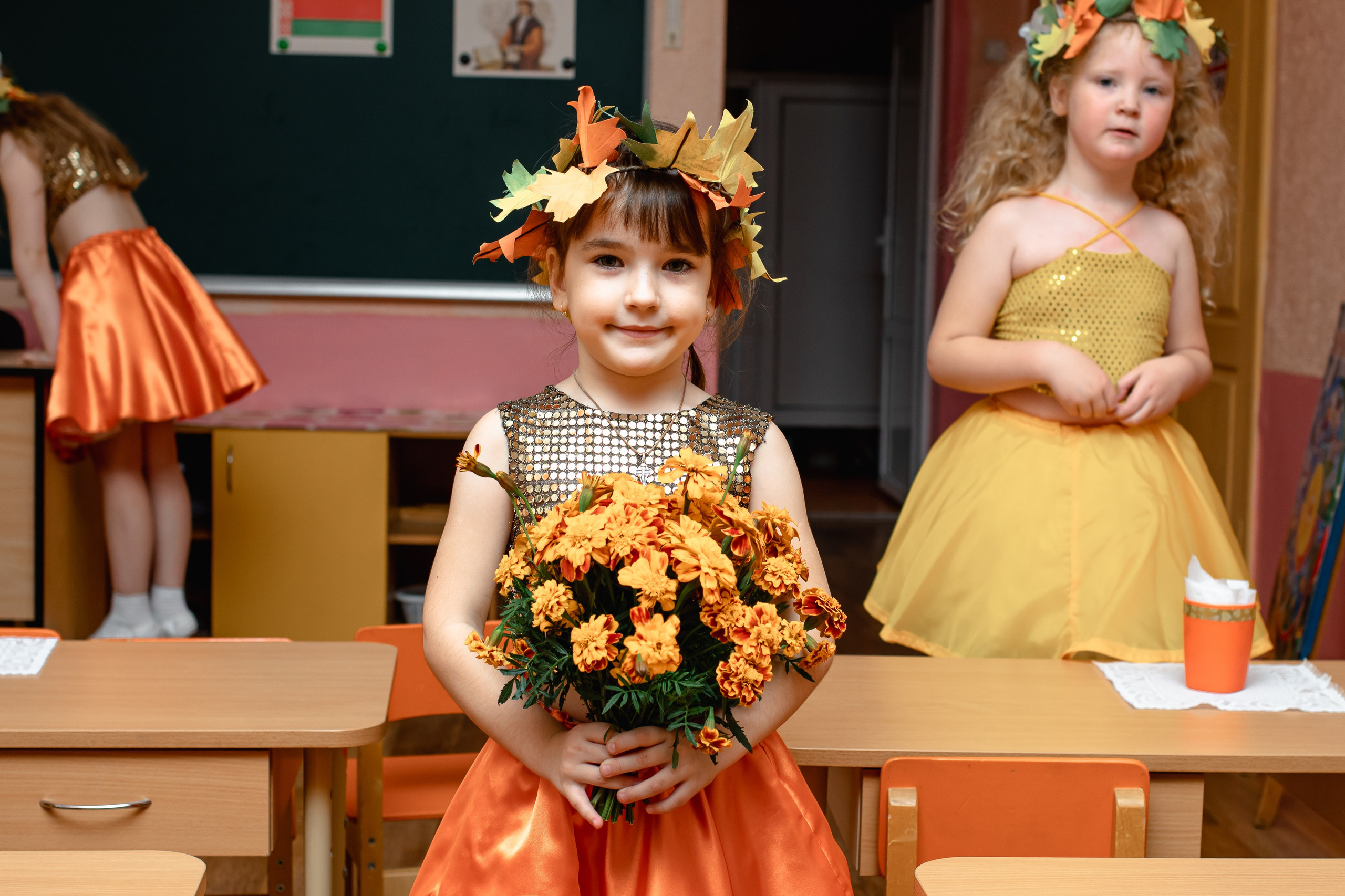 Осенний праздник в детском саду. Маргарита. Семейный фотограф в Минске Приболовец Светлана