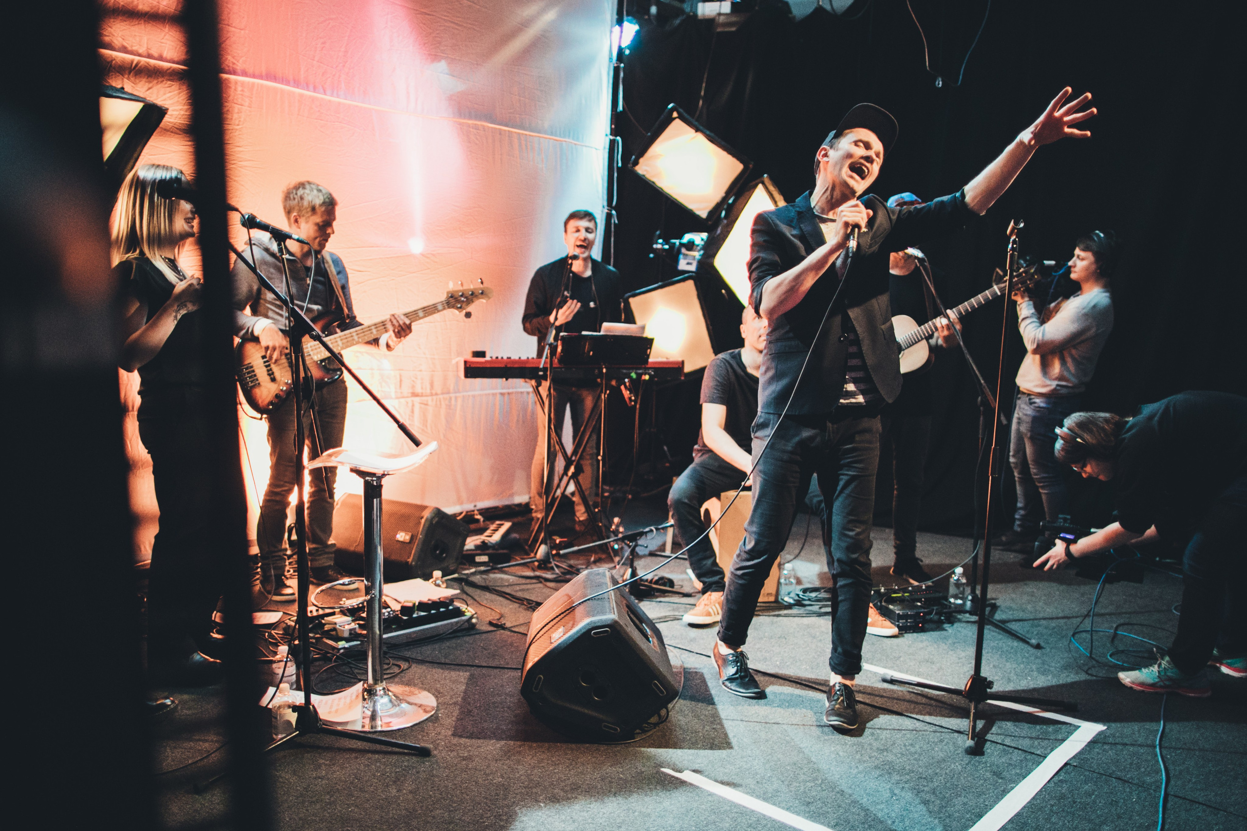 Запись телепередачи в Москве группы Brainstorm