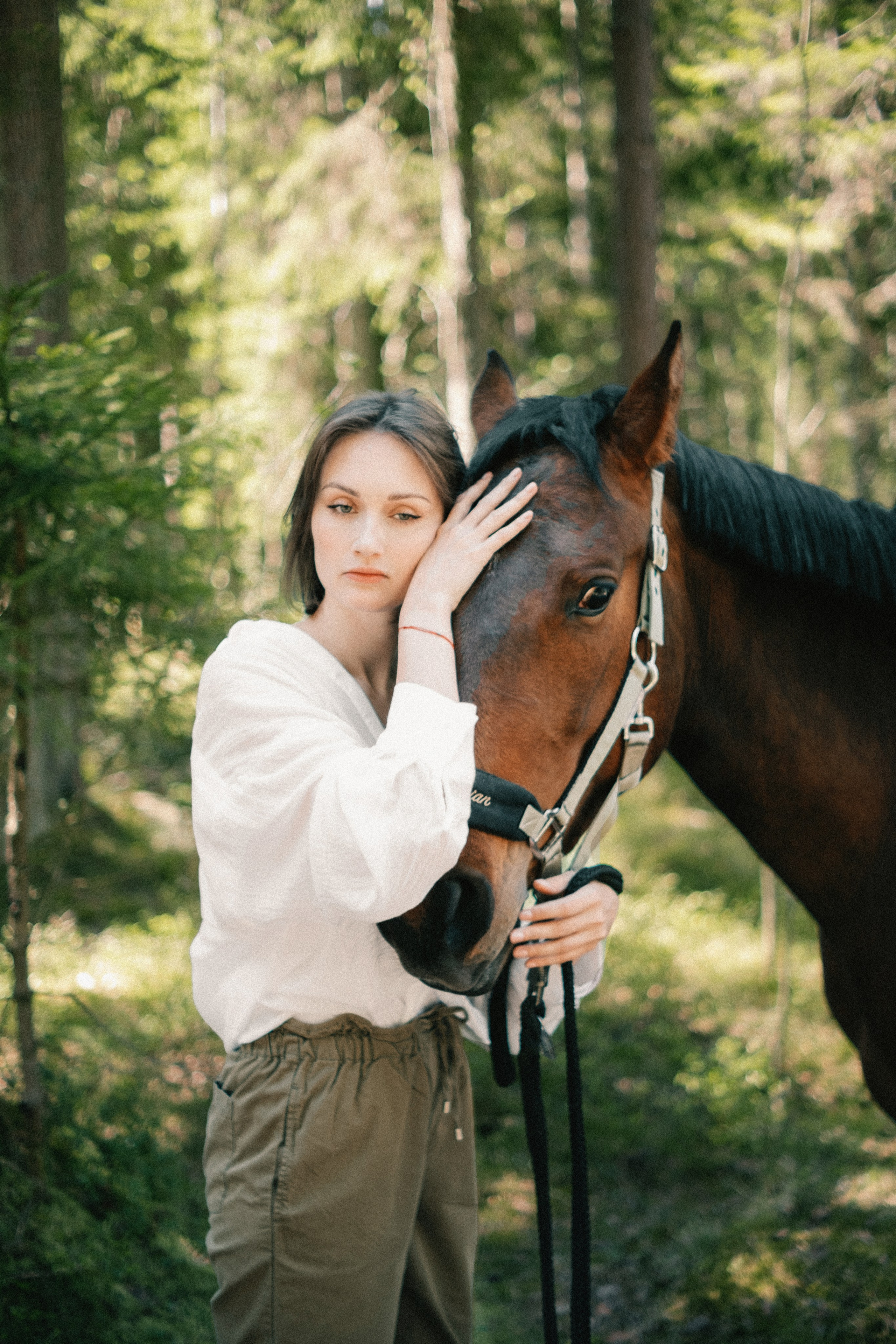 Наташа. Съёмка с лошадкой. Lickord