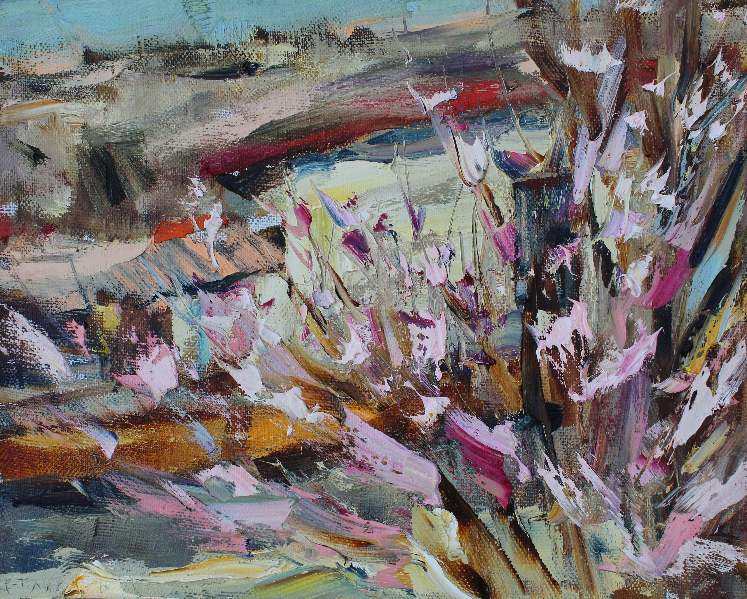 "Весна в Бахчисарае". 2025. Холст, масло. 40х50 см. Цена: 10000 руб.