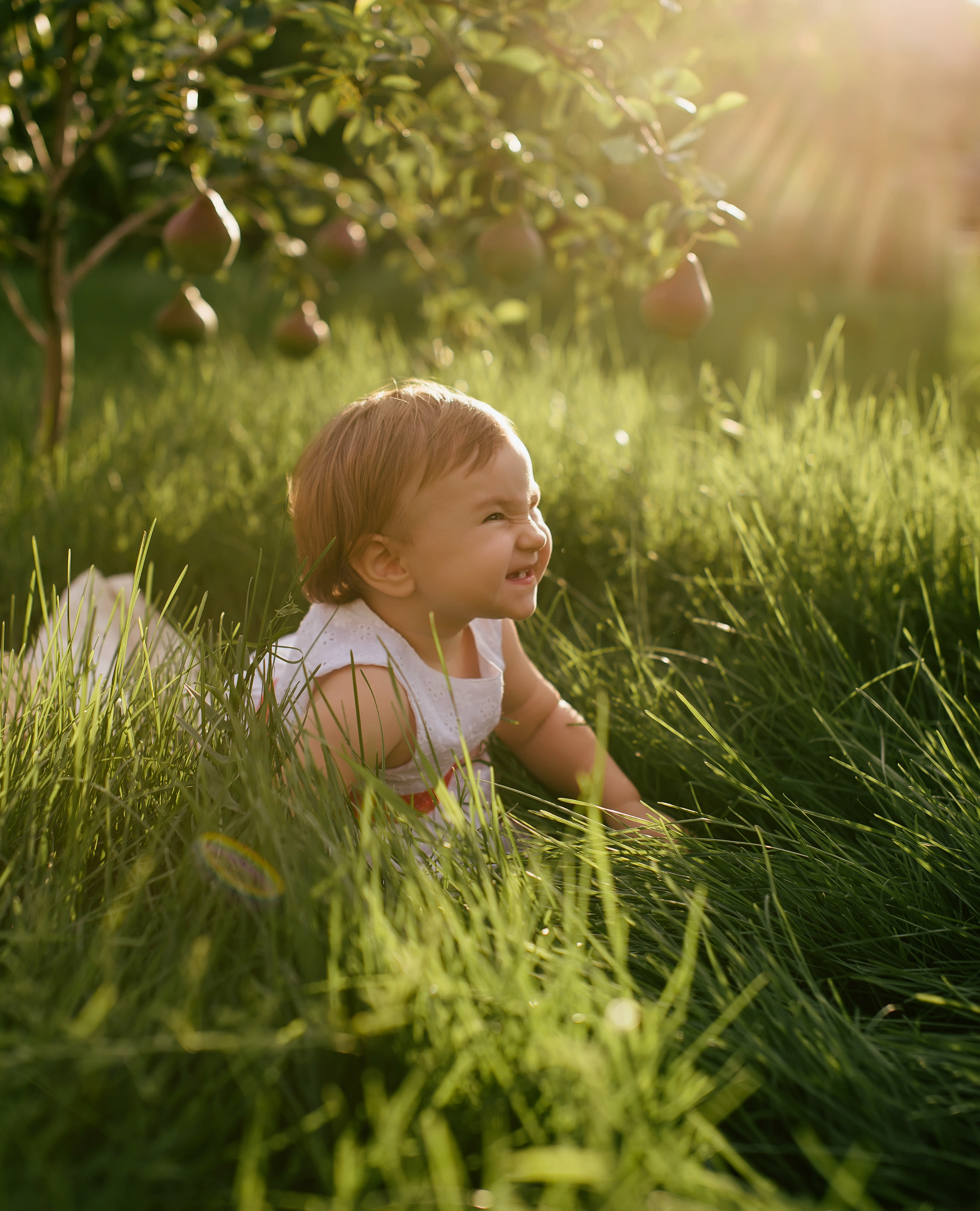 Полина и волшебные груши. Детский и семейный фотограф Наталья Шигидина
