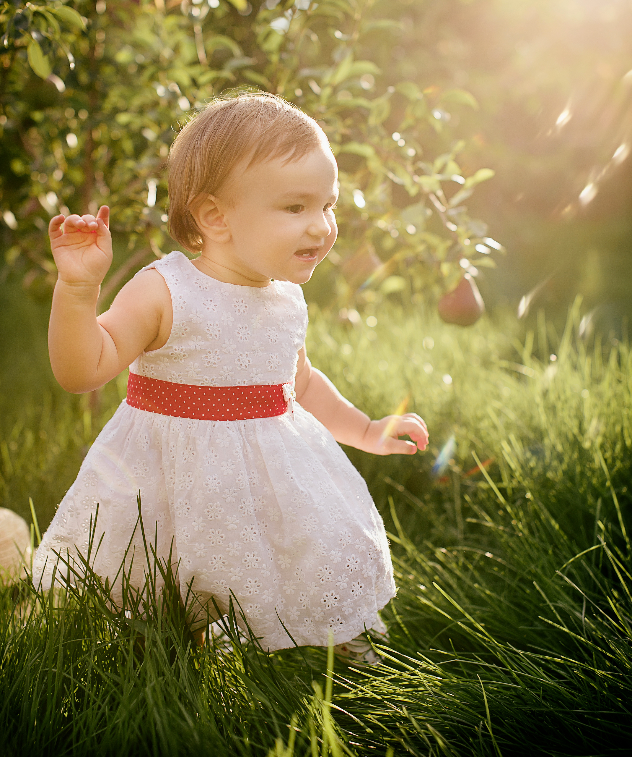 Полина и волшебные груши. Детский и семейный фотограф Наталья Шигидина