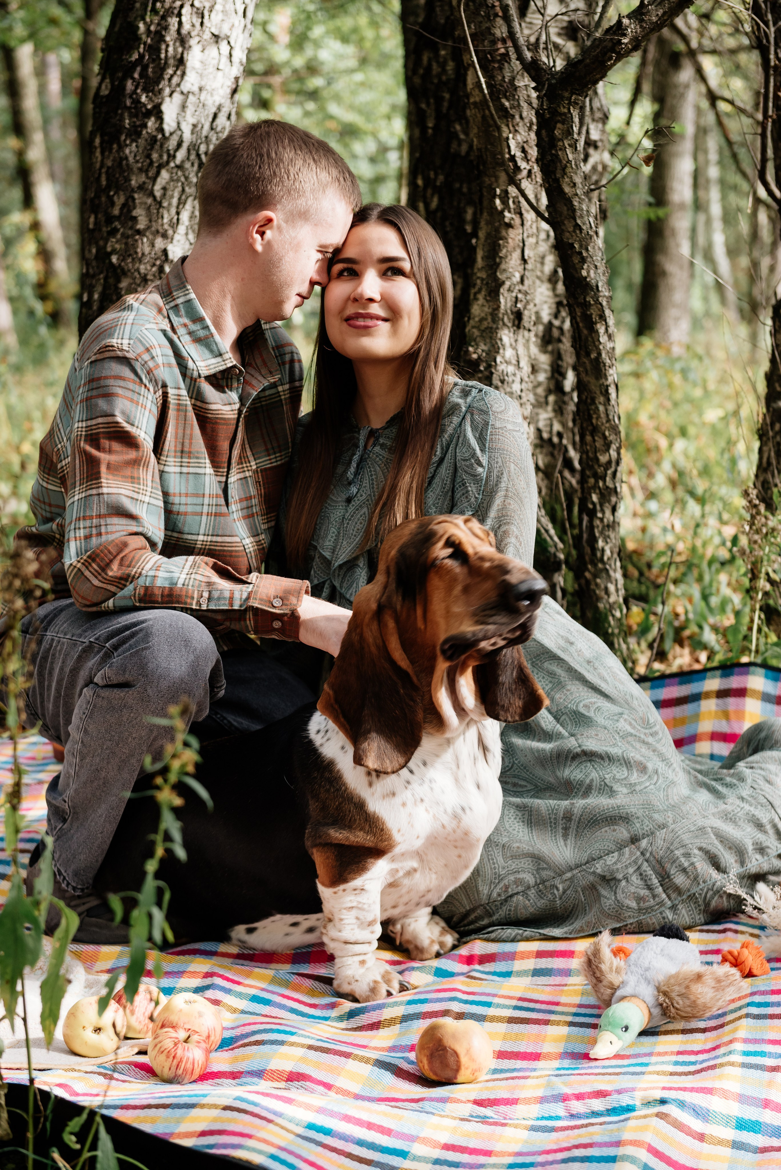 ПЕТР, ДАРЬЯ И ПЛЮША. Фотограф LANA STIL. Семейный, репортажный фотограф, студия. Женский, мужской портрет. Фотографирую территориально в г. Королев, Москва, МО
