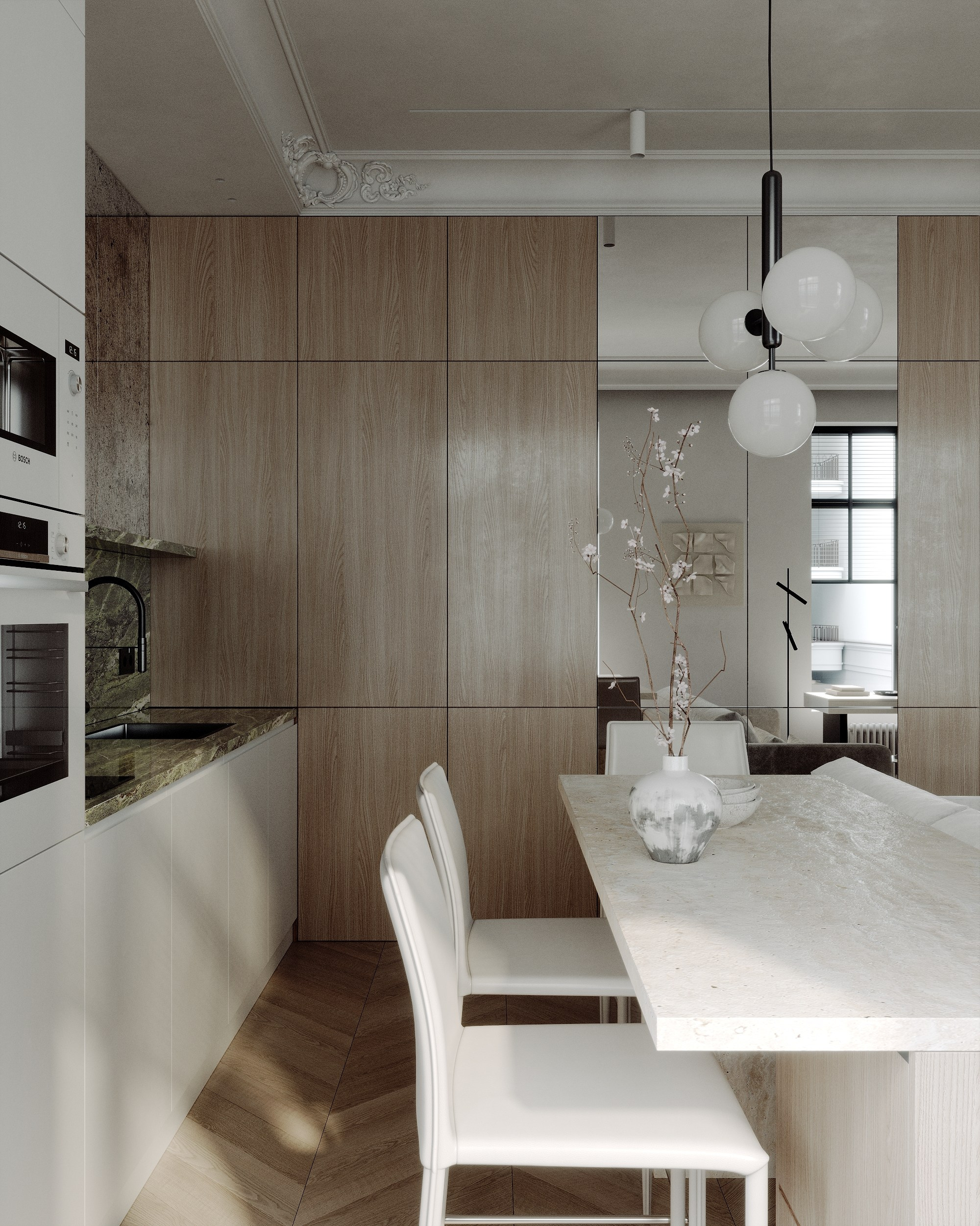 Студия 28 м². 3d визуализатор Валерия Романова