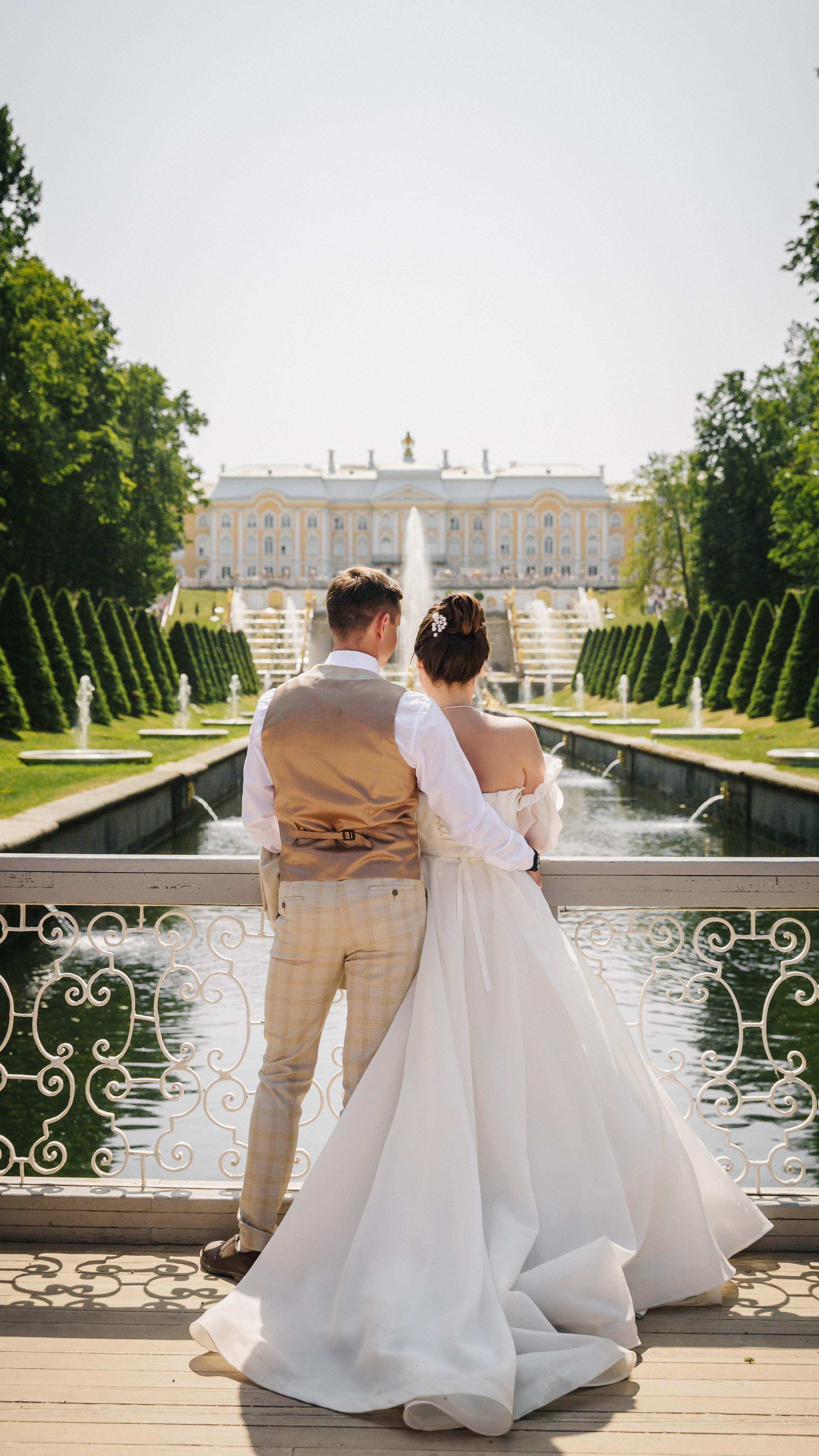 ДВОРЕЦ № 4 Петергоф | Июль, Нижний парк. Свадебный фотограф в Санкт-Петербурге Полина Корзухина