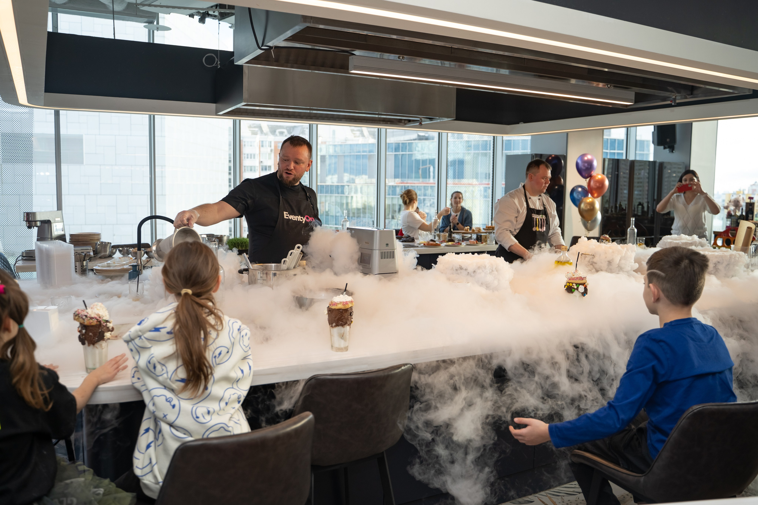 День Рождения в кулинарной студии. Фотограф в Одинцово, Москве