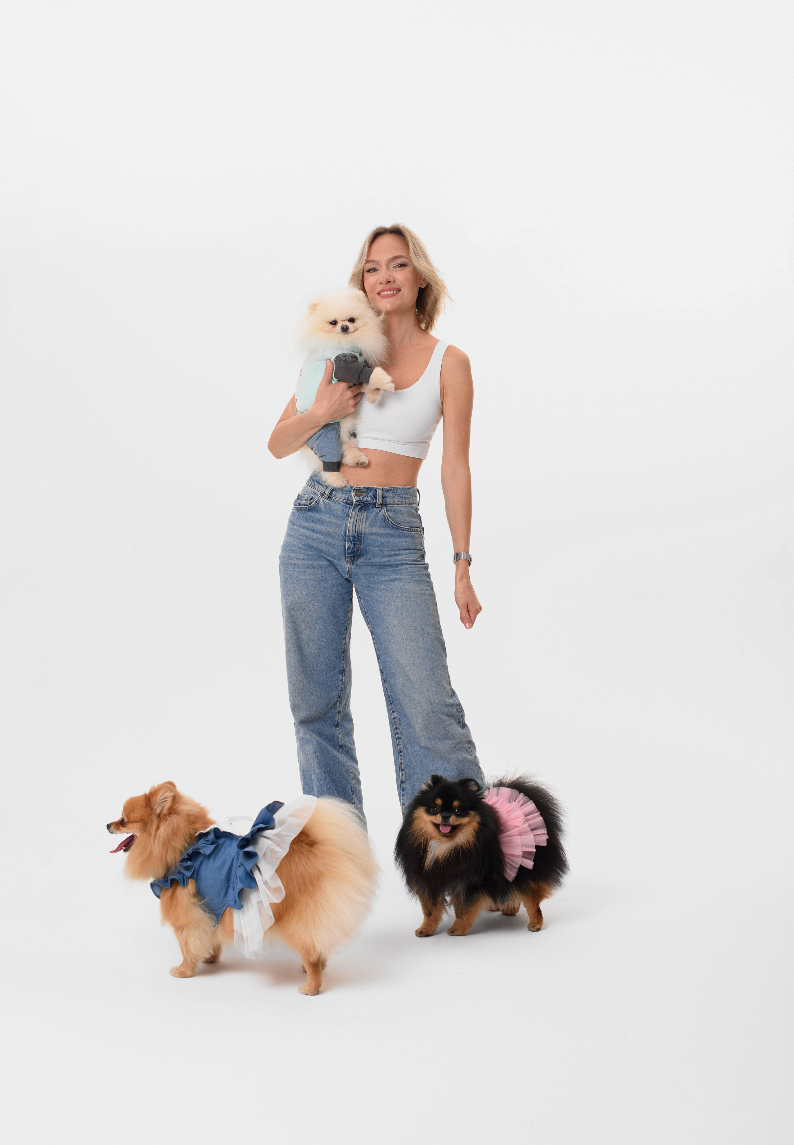 Натали и шпицы @natali_157_ilicheva. Фотограф Москва Юлия Джепко