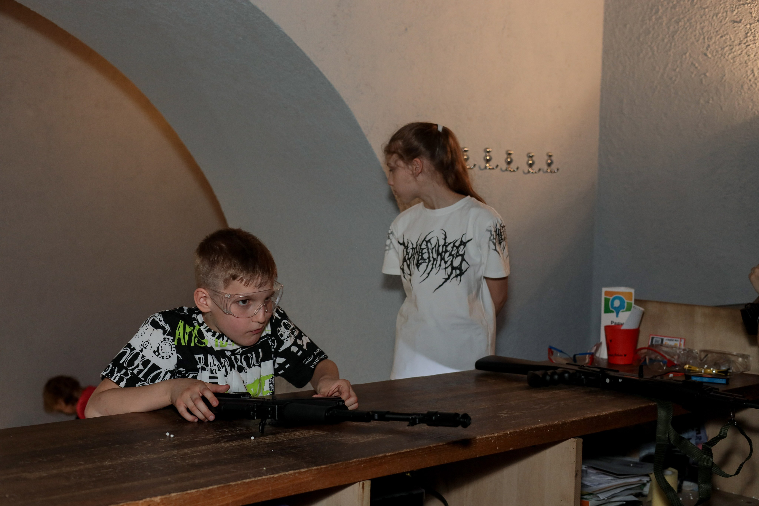 День рождение в стрелковом клубе. Фотограф Надршина Лилия