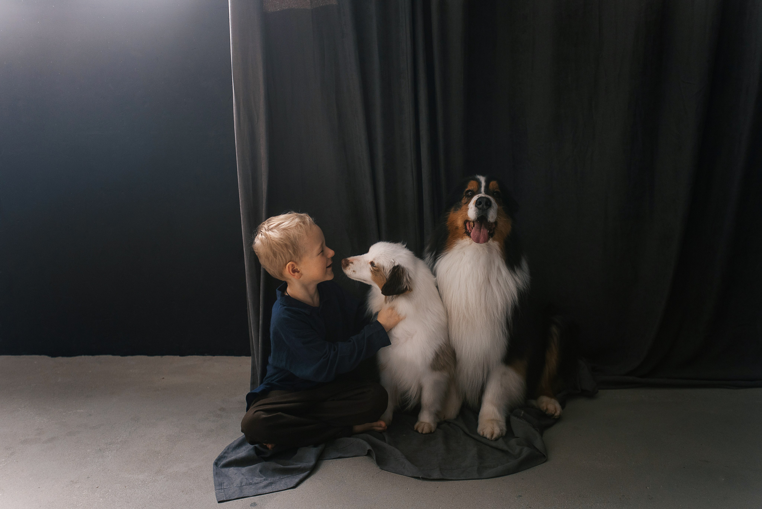 Семья с аусси: Светлана и Никуша. Фотограф Анна Тюрина