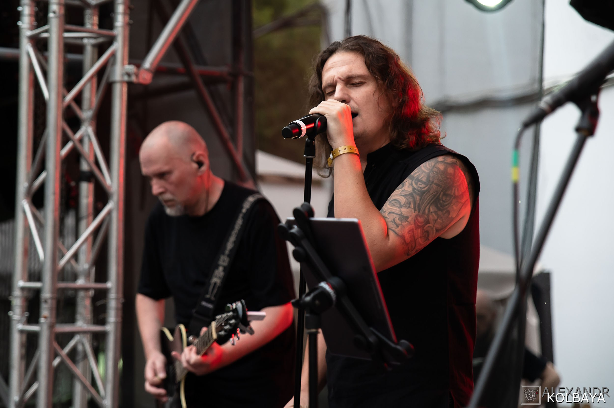 Фоторепортаж с мэшап концерта группы Черный Обелиск 4 июля 2024 года. Концертный и театральный репортажный фотограф в Москве Александр Колбая