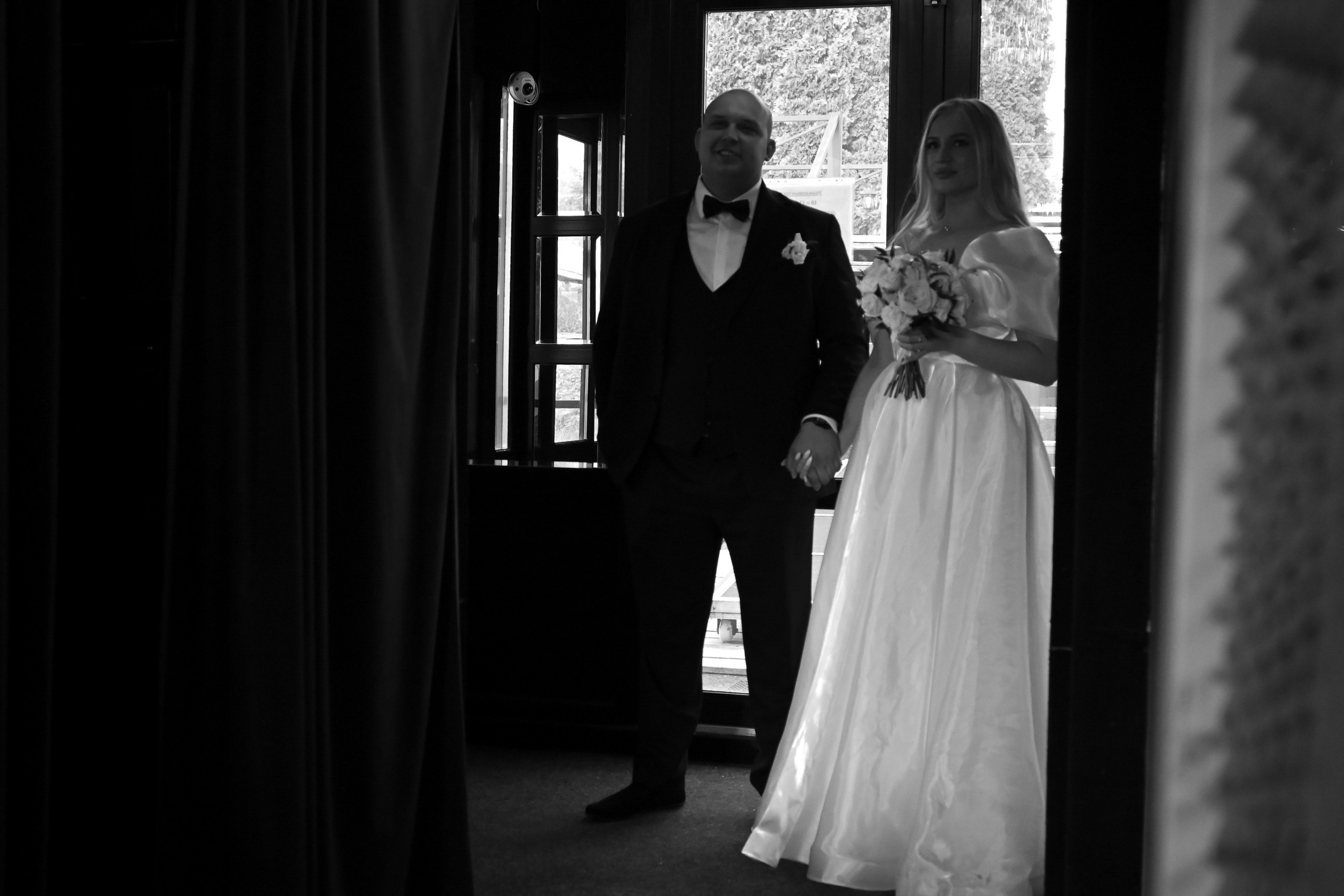 Black and white film. <3