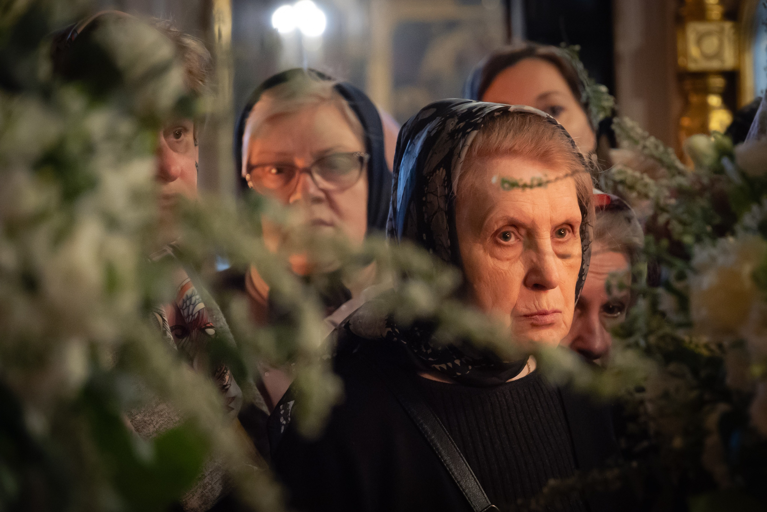 Богородский храм. Вынос Плащаницы. Антон и Татьяна Денисенко — В храме