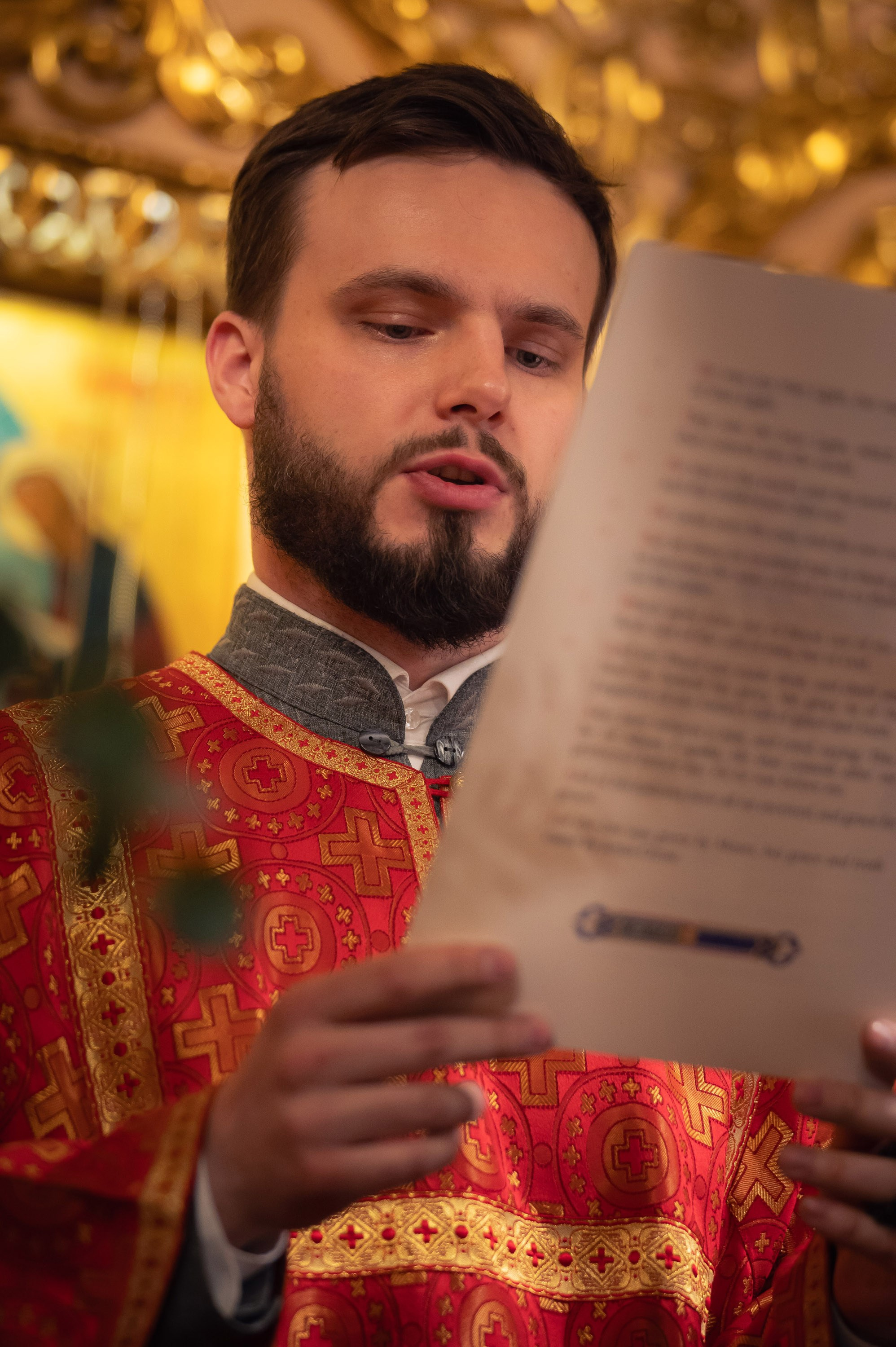 Богородский храм. Пасха. Полунощница, Божественная литургия. Антон и Татьяна Денисенко — В храме