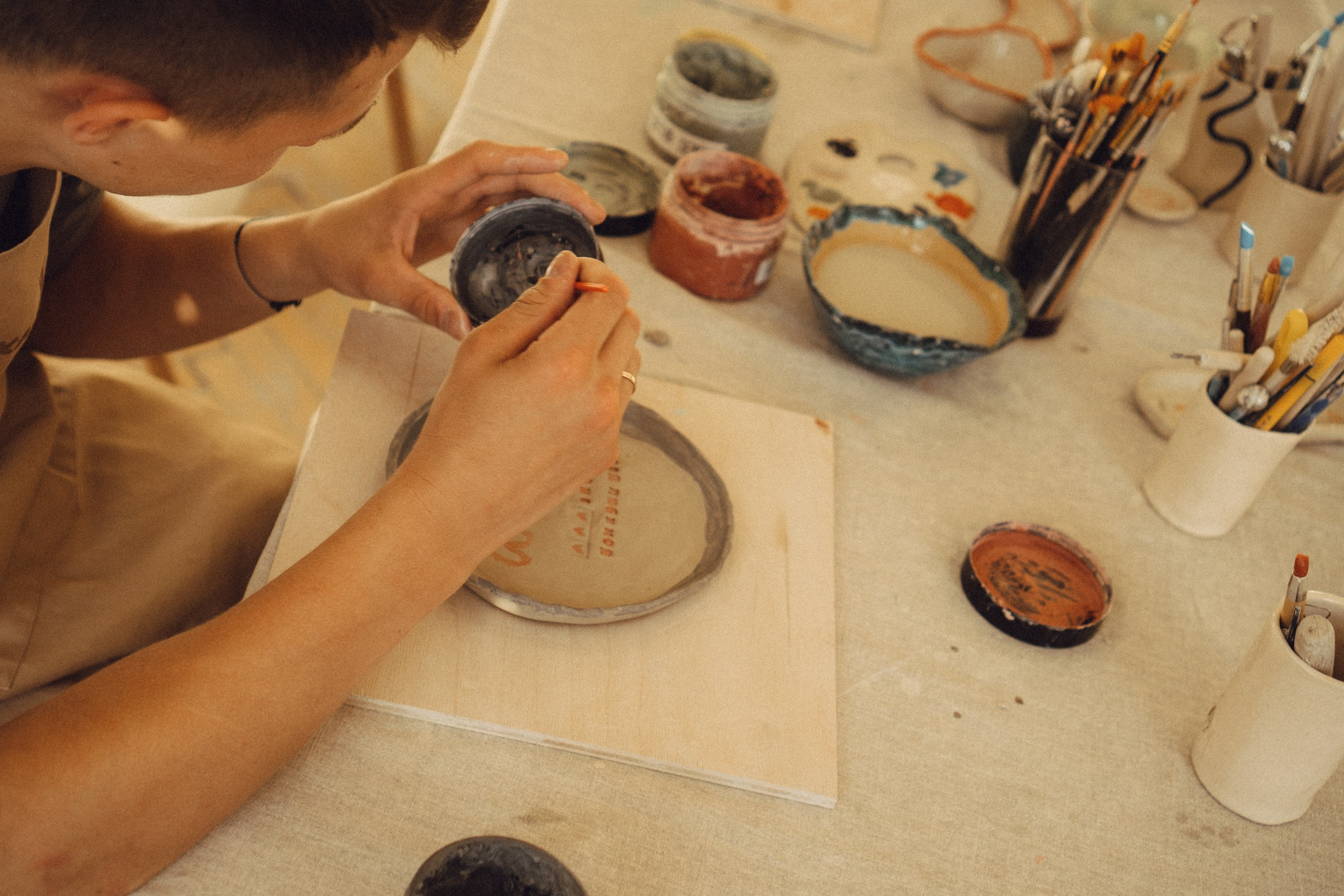 Любовь в студии лепки. Профессиональный фотограф, Санкт-Петербург — Виктория Богомолова