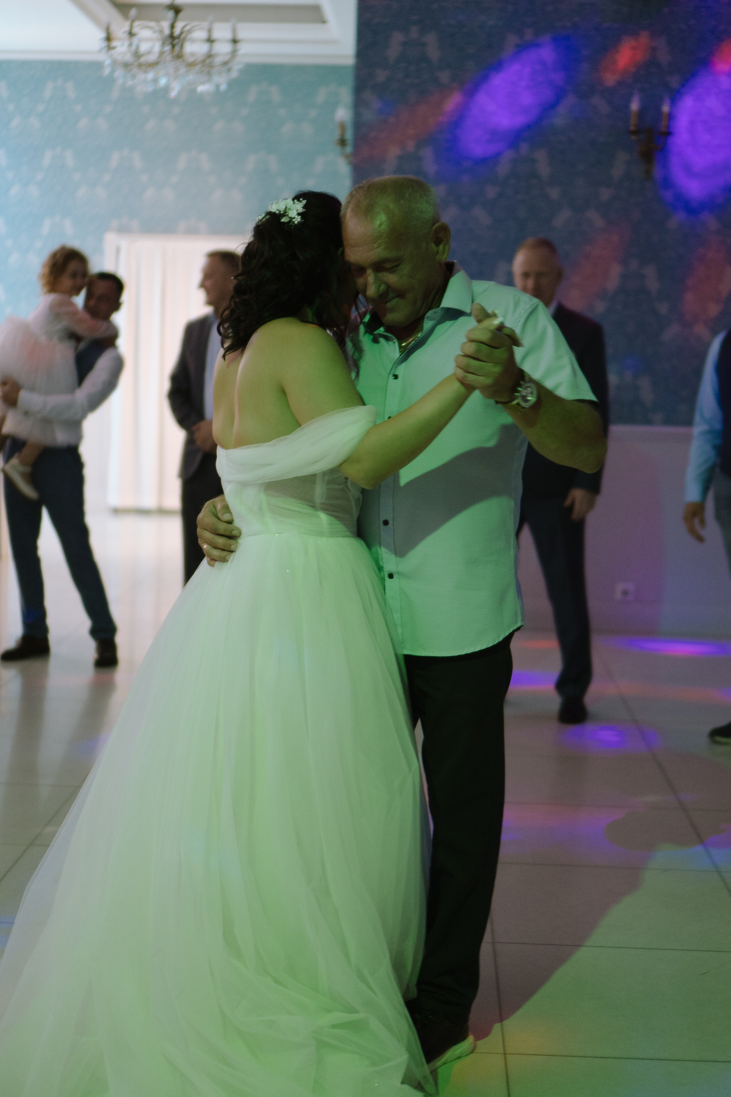ТАНЕЦ ОТЦА И ДОЧЕРИ НА БАНКЕТЕ (СВАДЕБНАЯ ФОТОСЕСИИЯ БАНКЕТА). Профессиональный фотограф, Санкт-Петербург — Виктория Богомолова