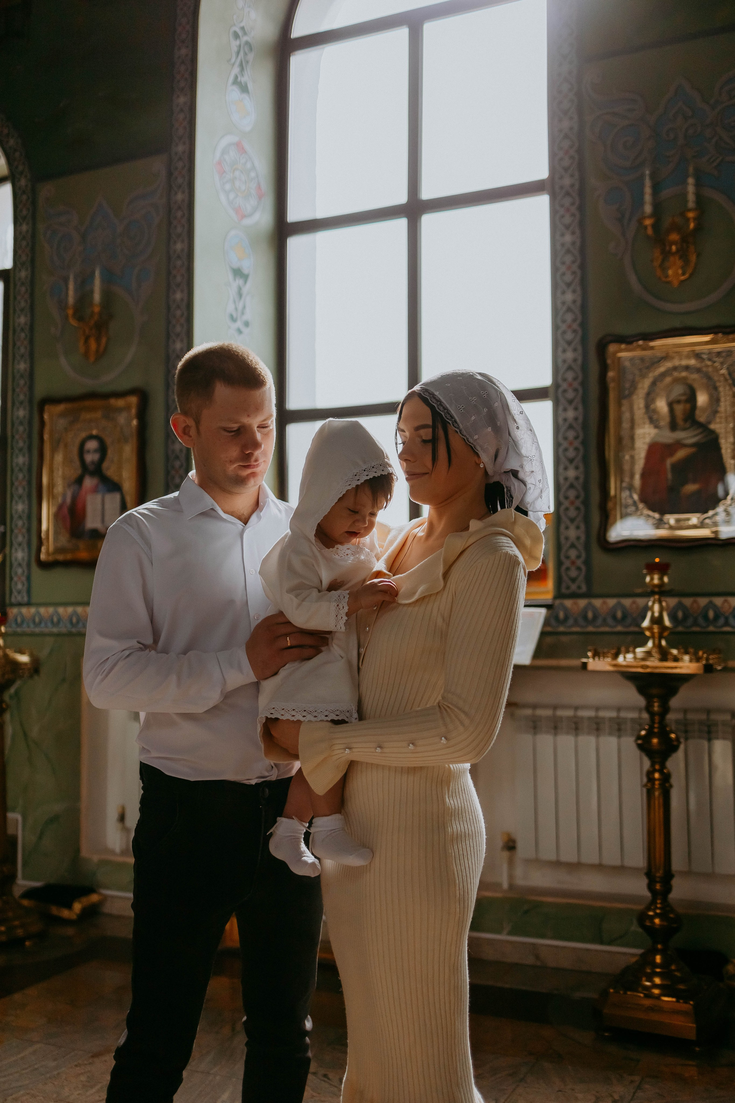 Крещение Василисы. Семейный фотограф в Волгодонске Краченцева Анна