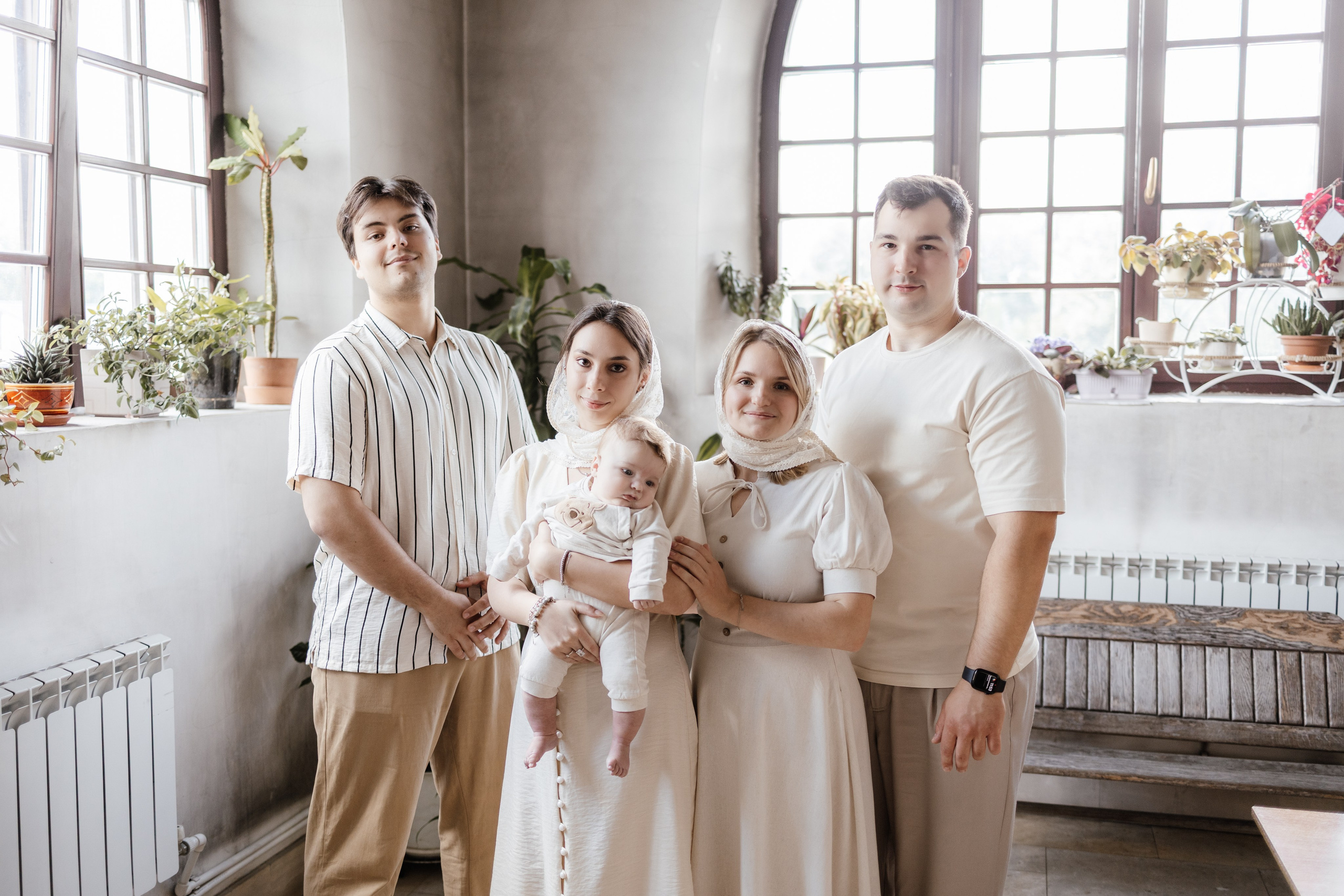 Таинство Крещения Саши. Фотограф новорождённых Newborn Москва