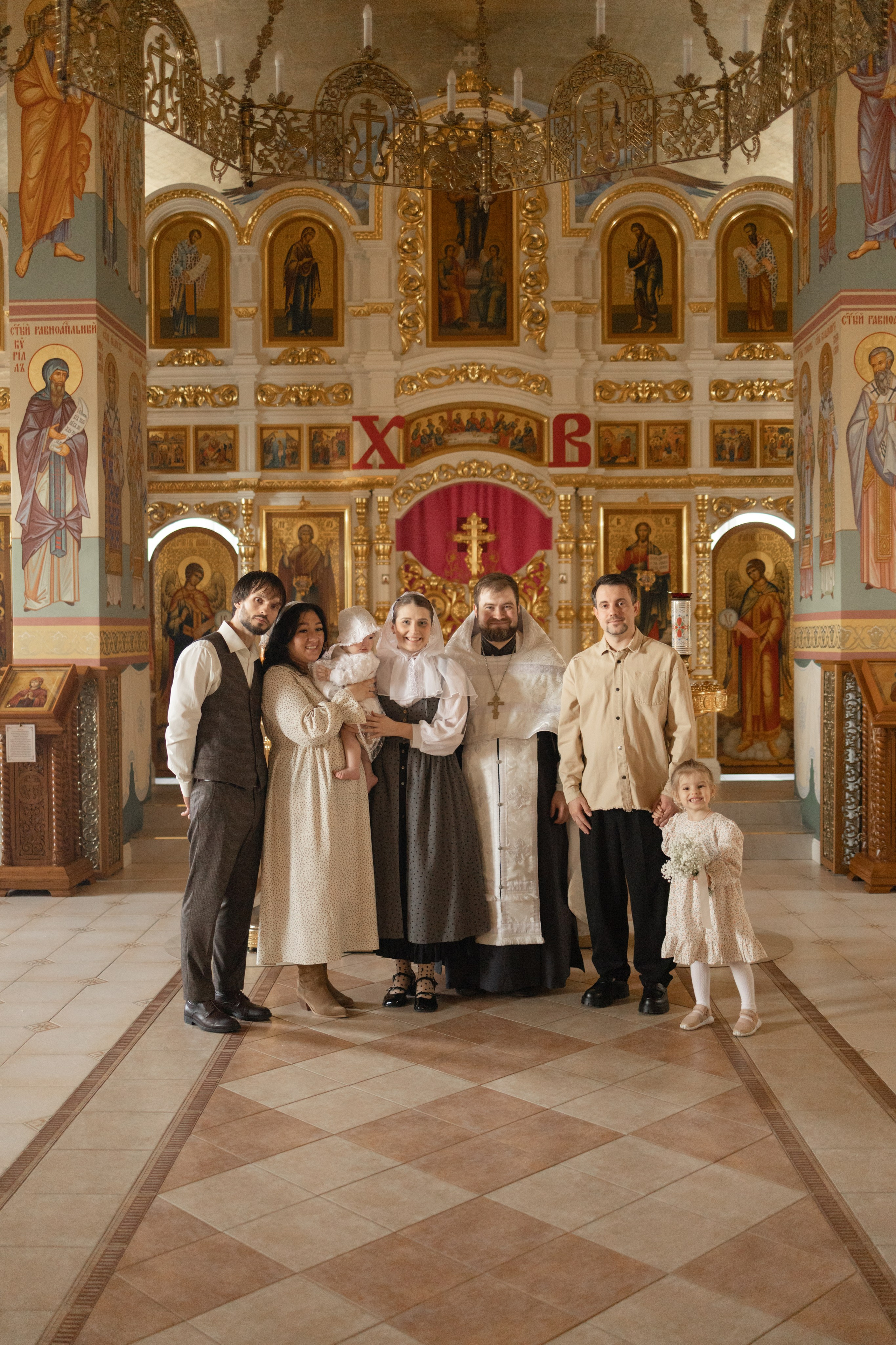 Таинство Крещения Мишель. Фотограф новорождённых Newborn Москва