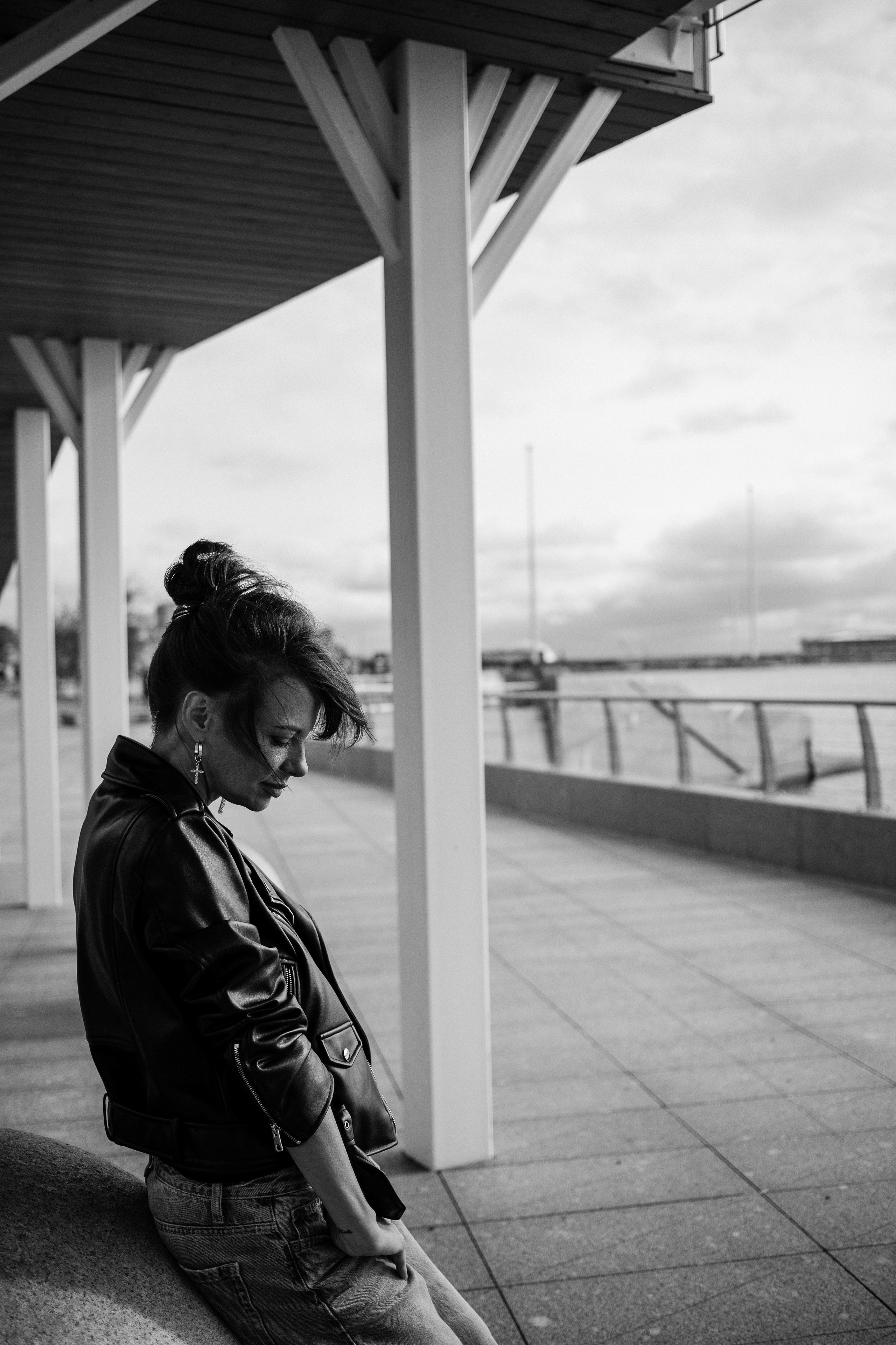 фотосессия для девушки, набережная Питера, Лахта центр