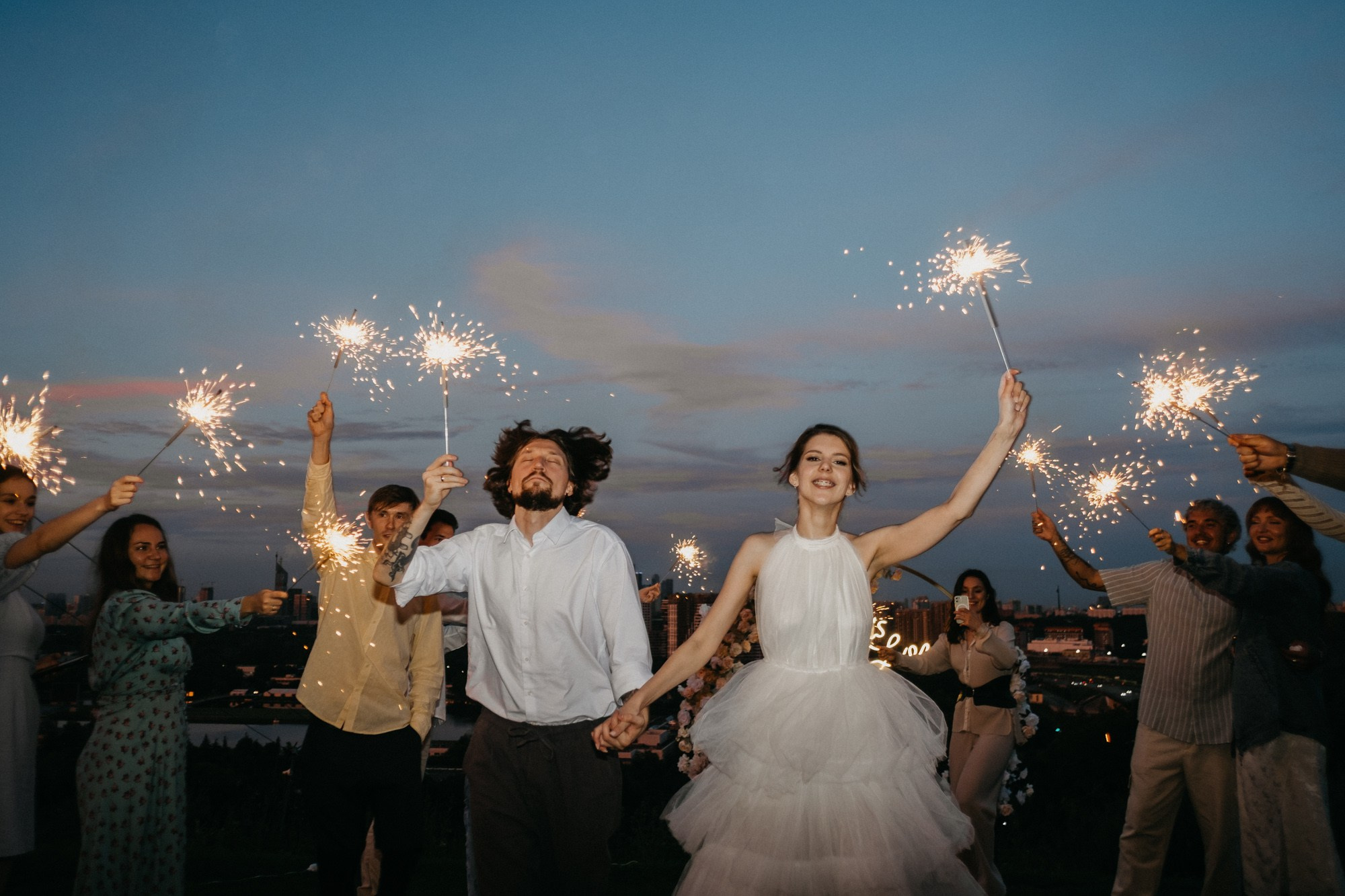 На высоте. Свадебный фотограф Александра Тюлякова