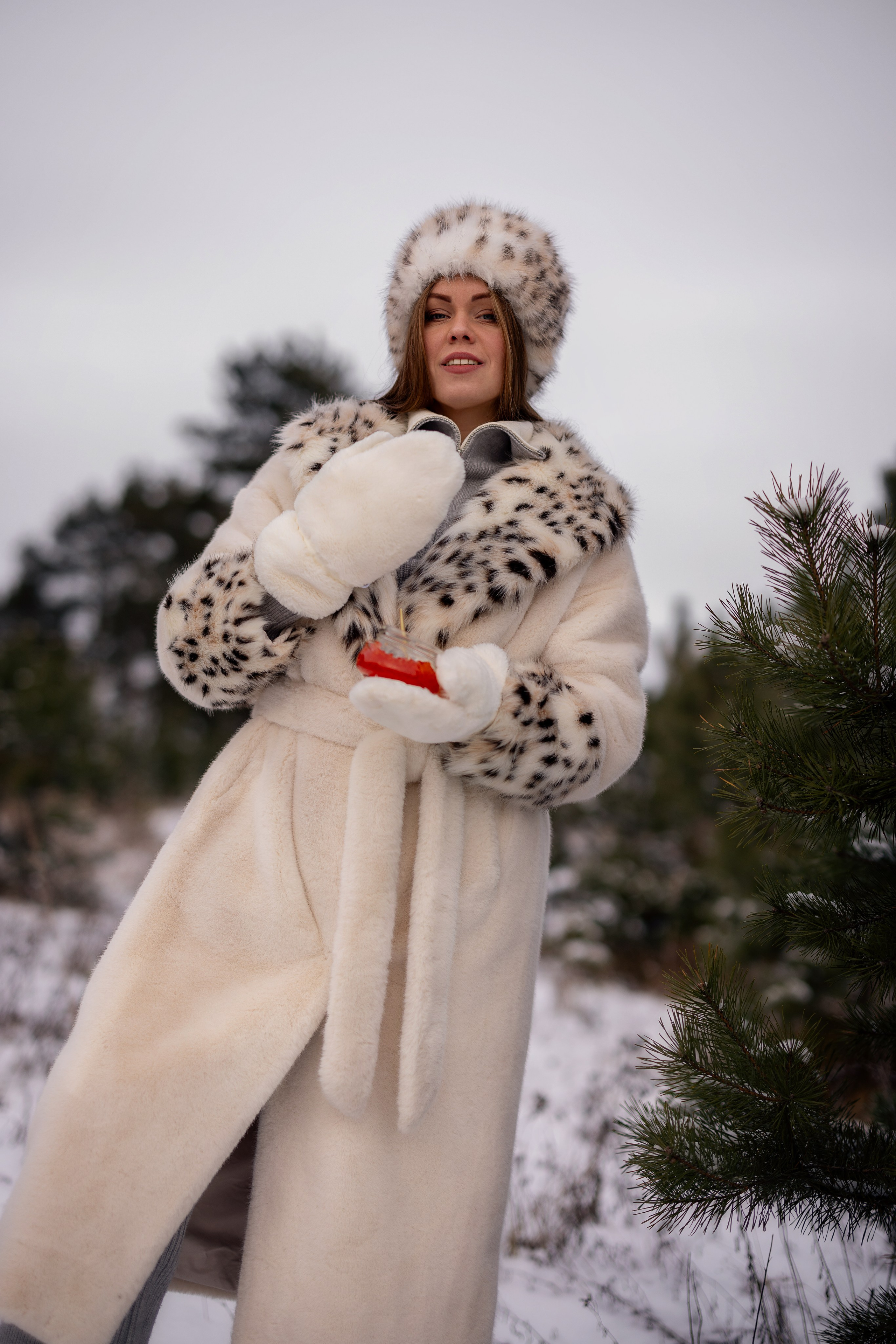 Съемка в зимнем лесу. Фотограф Ульянкина Мария