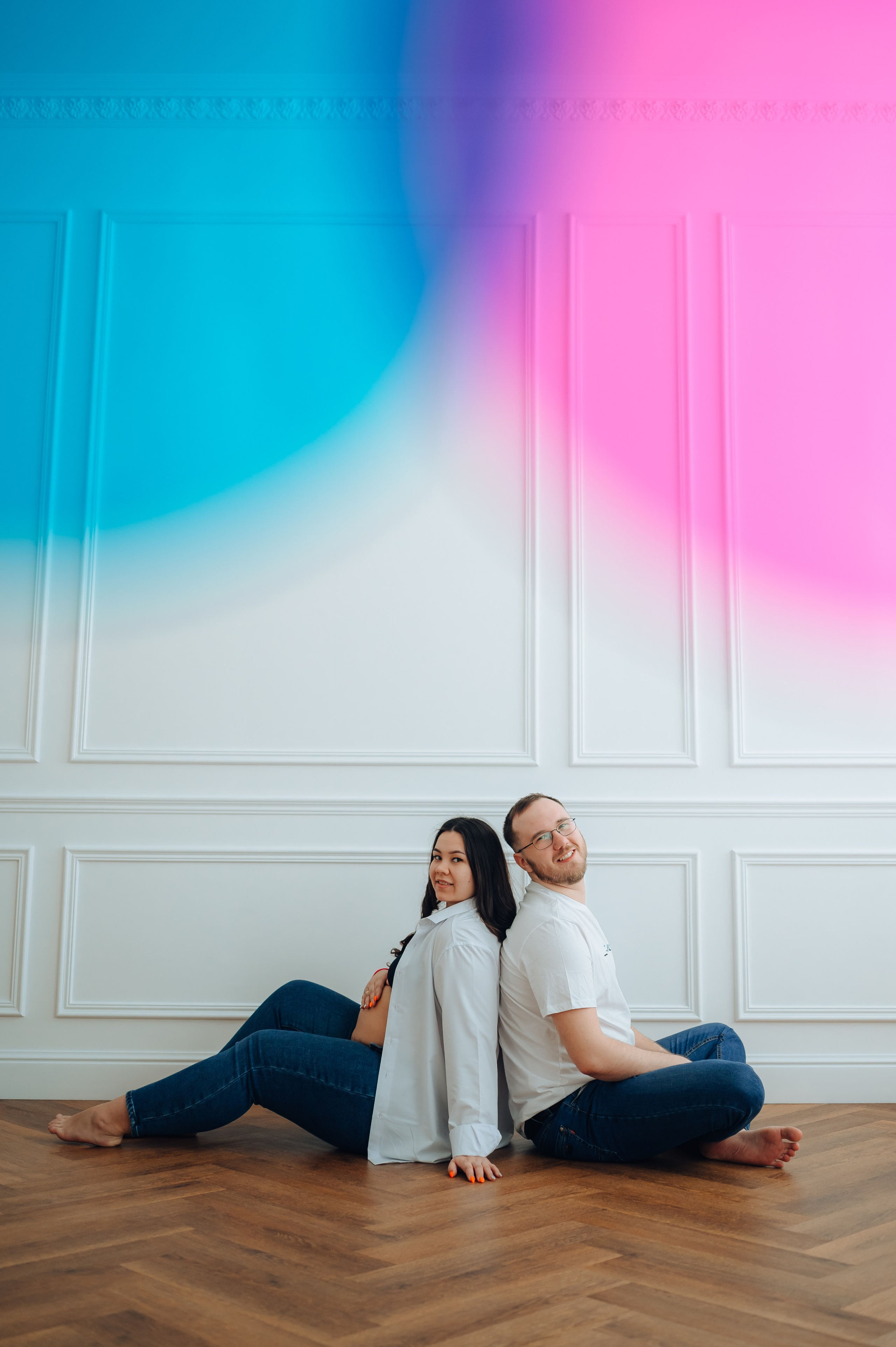 Хитрая лиса и добрый кот. Детский и семейный фотограф Катерина Мишина