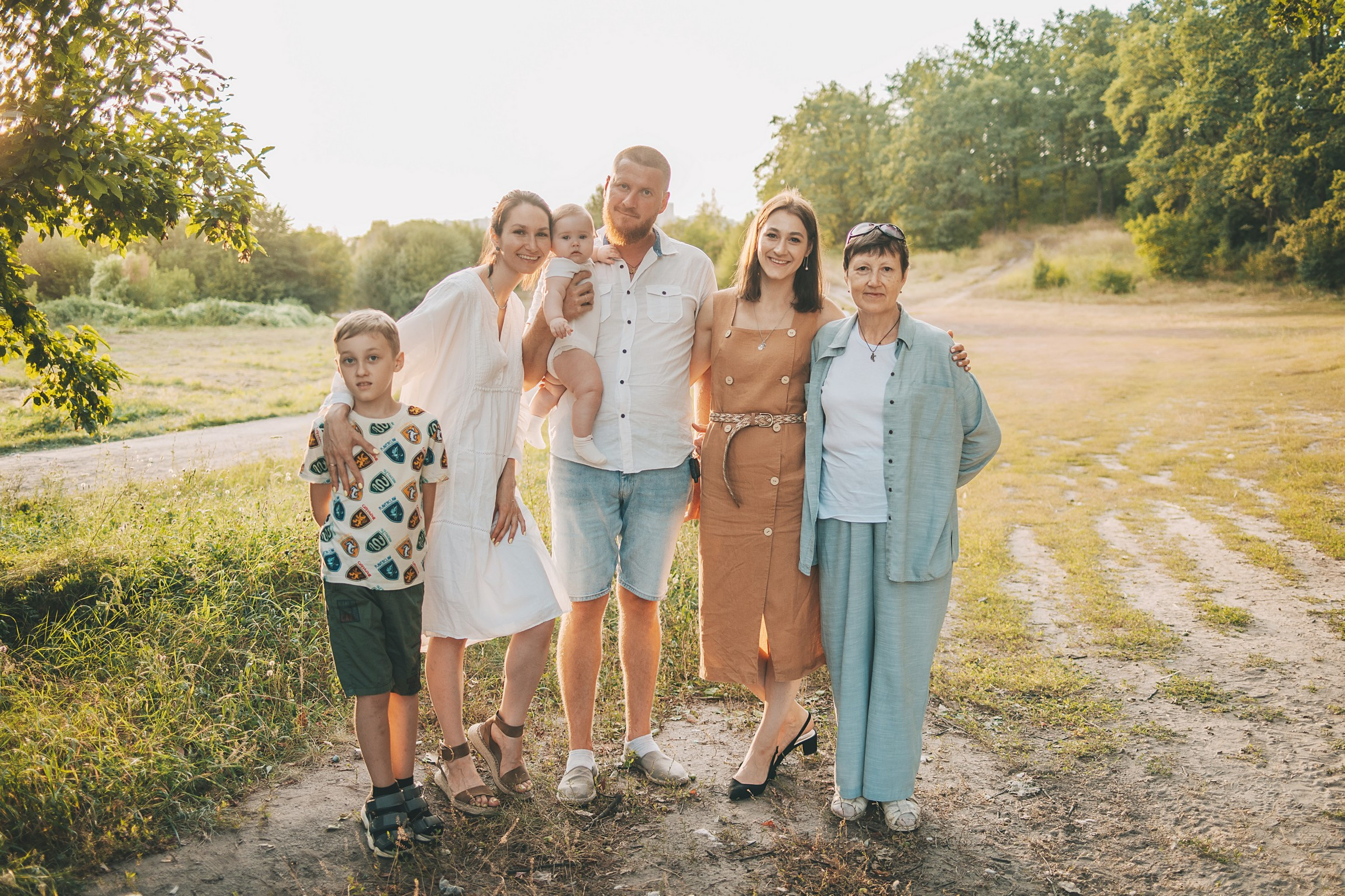 Большая семья на Динамо. Фотограф новорожденных в стиле lifestyle в Воронеже Юлия Ключникова