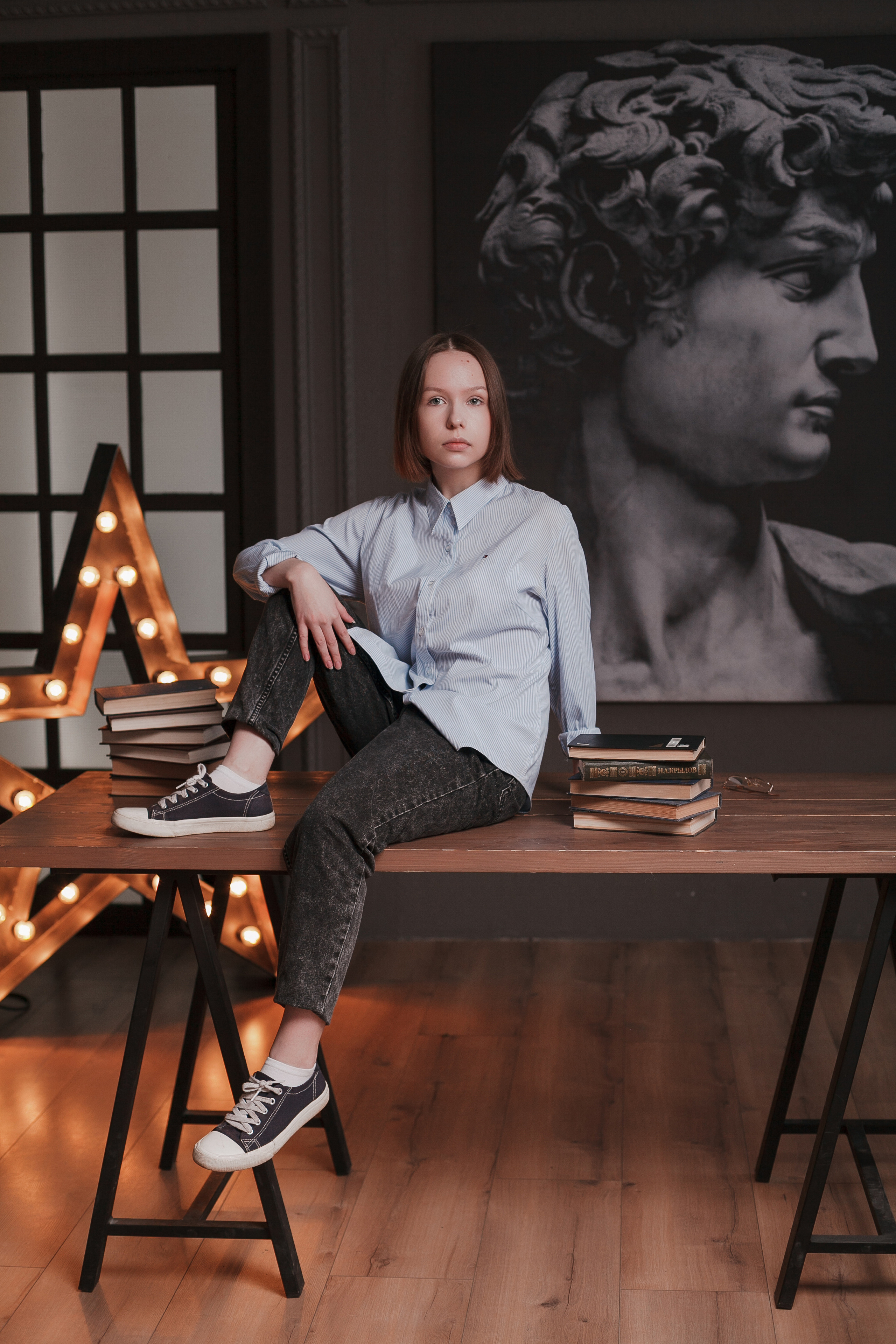 Фотосессия выпускников в студии. Ирина Коновалова школьный фотограф. Выпускные альбомы Ярославль