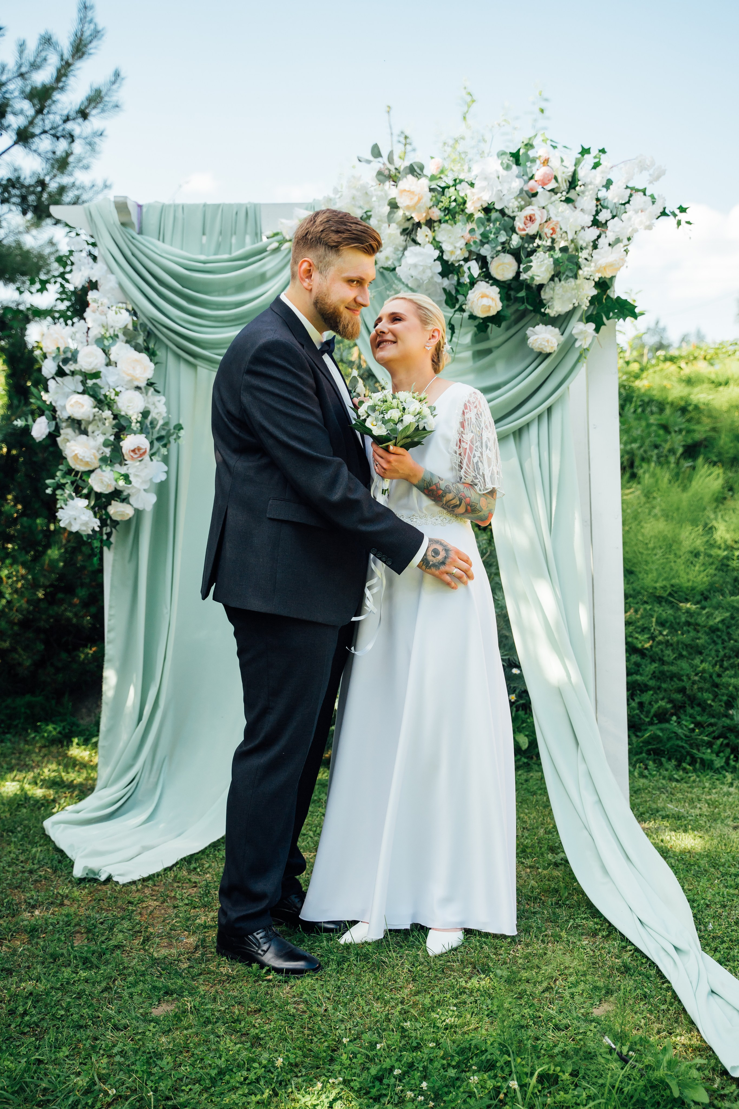 Дмитрий и Елизавета — свадебный день 25.07.2025. Свадебный фотограф в Коломне, Воскресенске, Егорьевске Владимир Петров