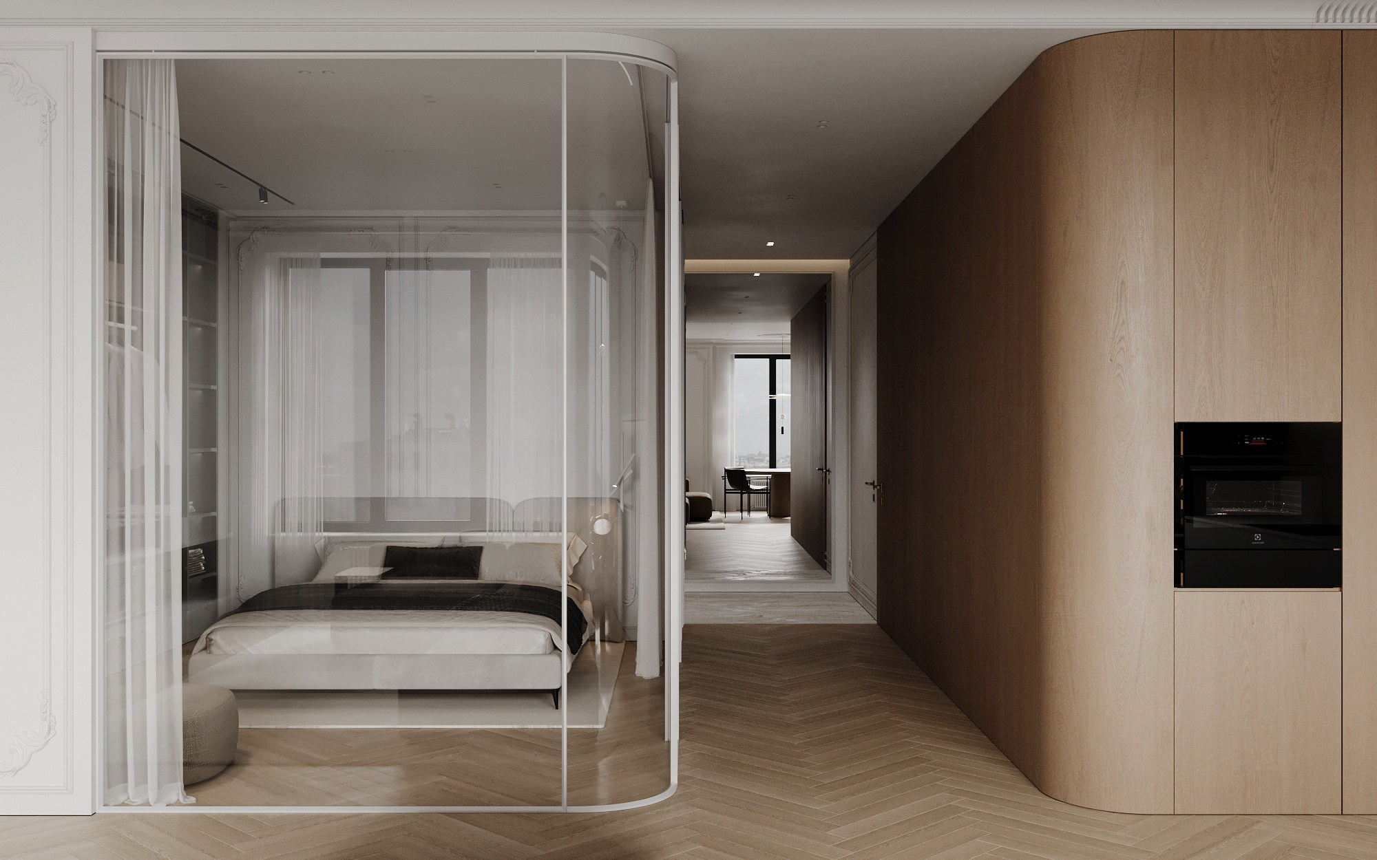 Astra Marine | 40 m². Екатерина Коренева | 3d визуализация