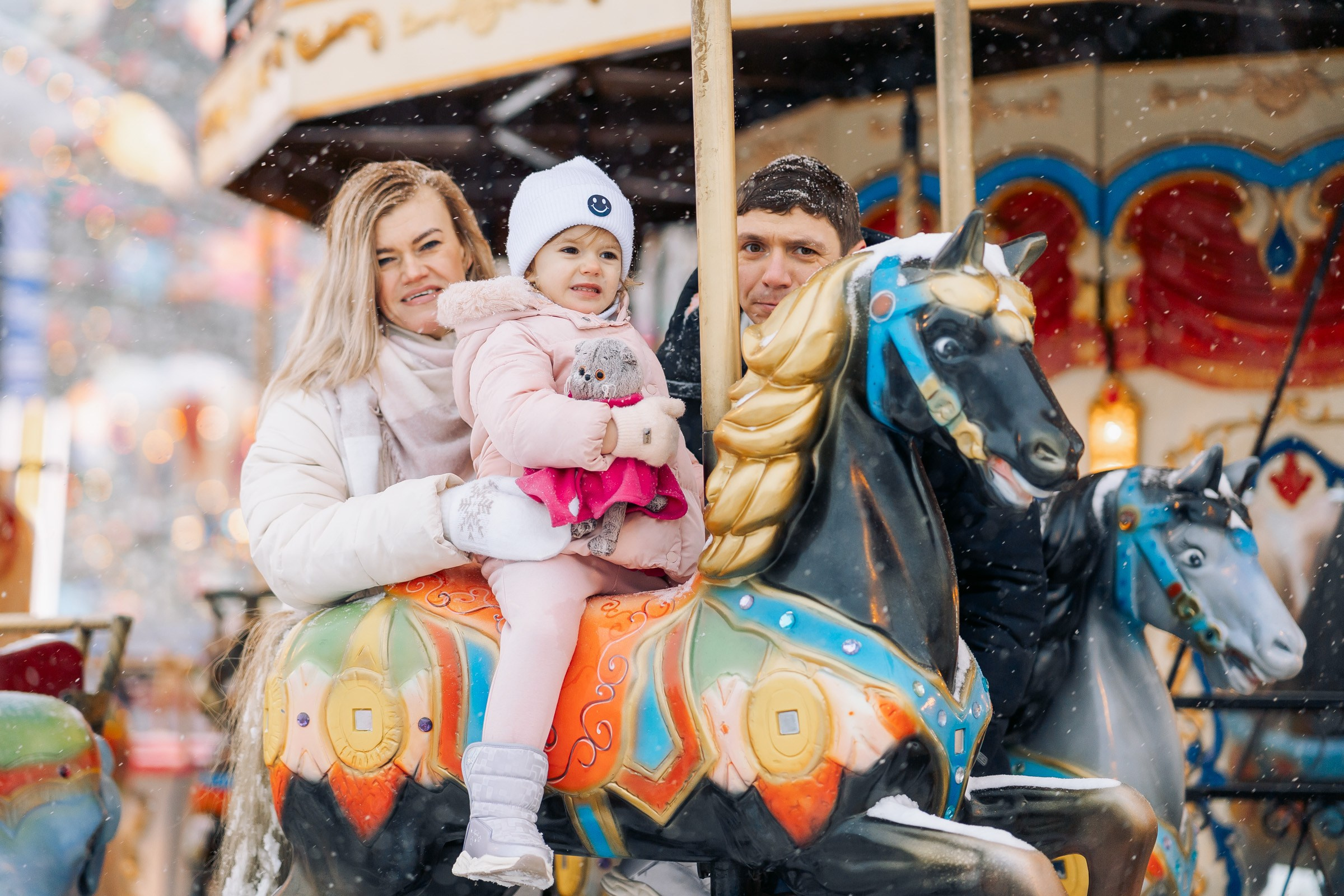 Снежный день. Семейный Фотограф в Москве Евгения Симоненко