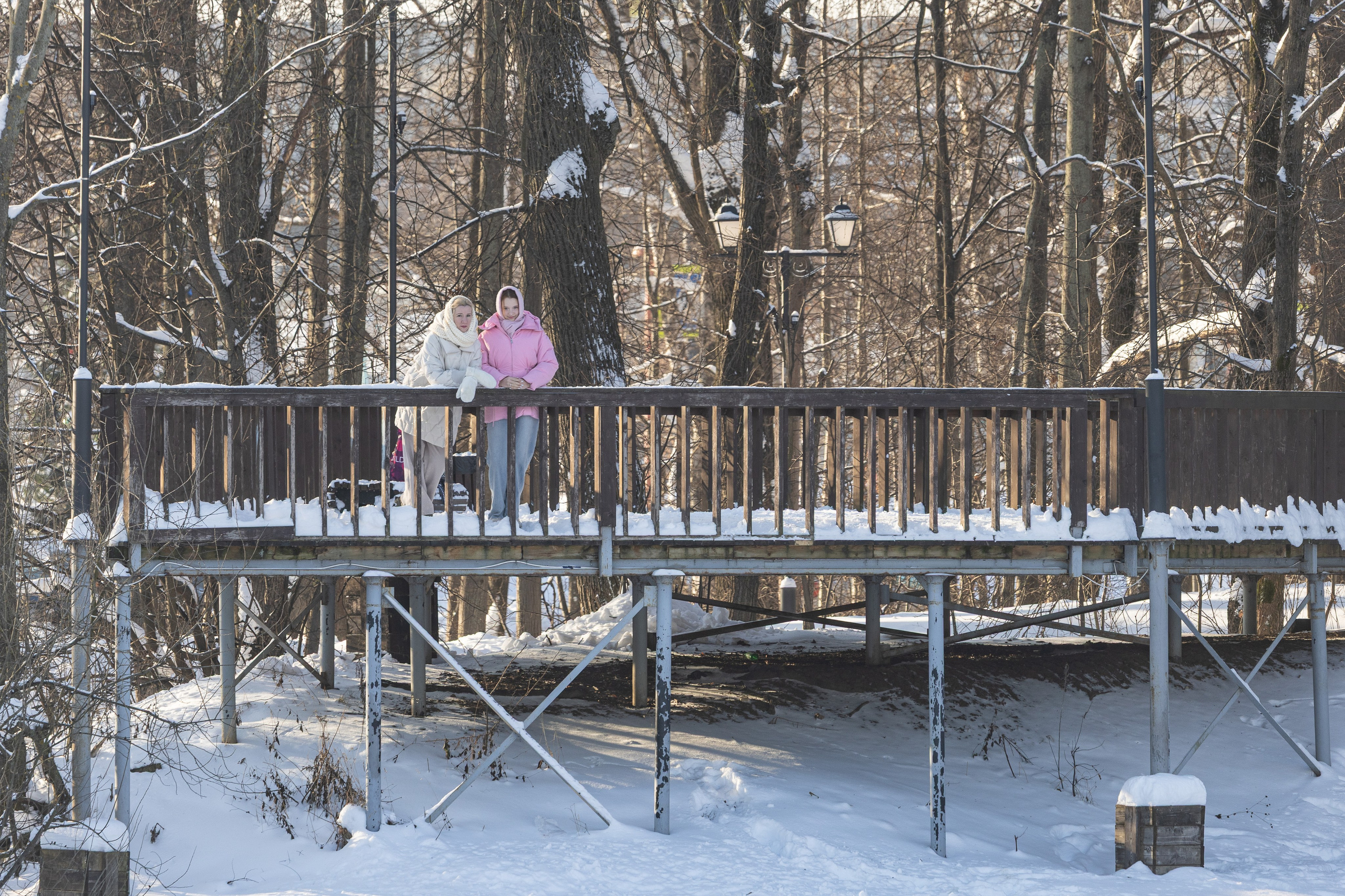 Олеся. Зимний фотосет. Фотограф Владимир Охрименко