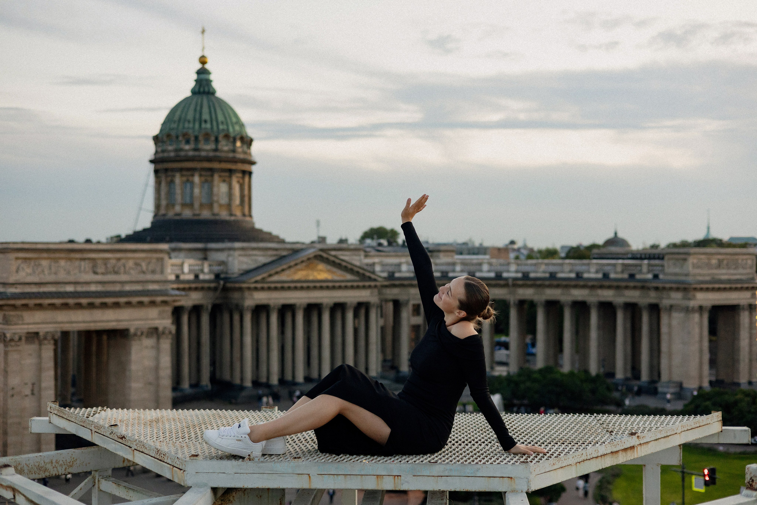 Романтика питерских крыш. Свадебный фотограф в Санкт-Петербурге Ксения Кобышева