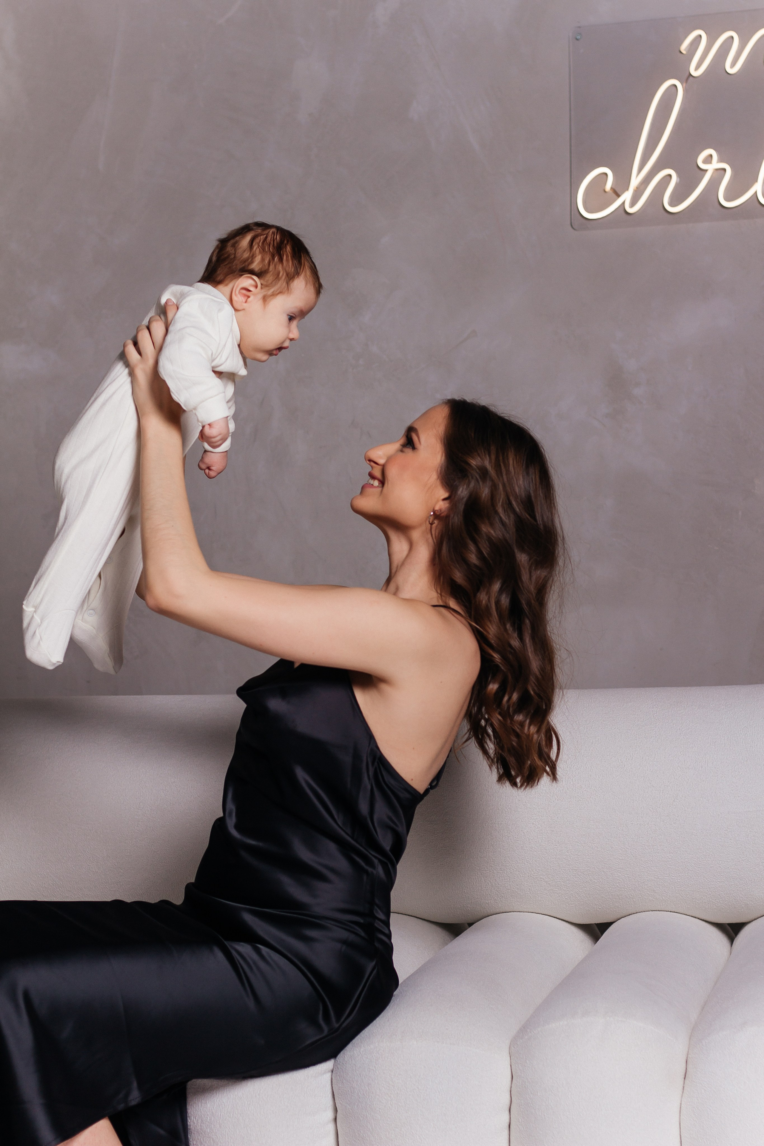 Стильный семейный New Year. Фотограф Красноярск Архипова Алина