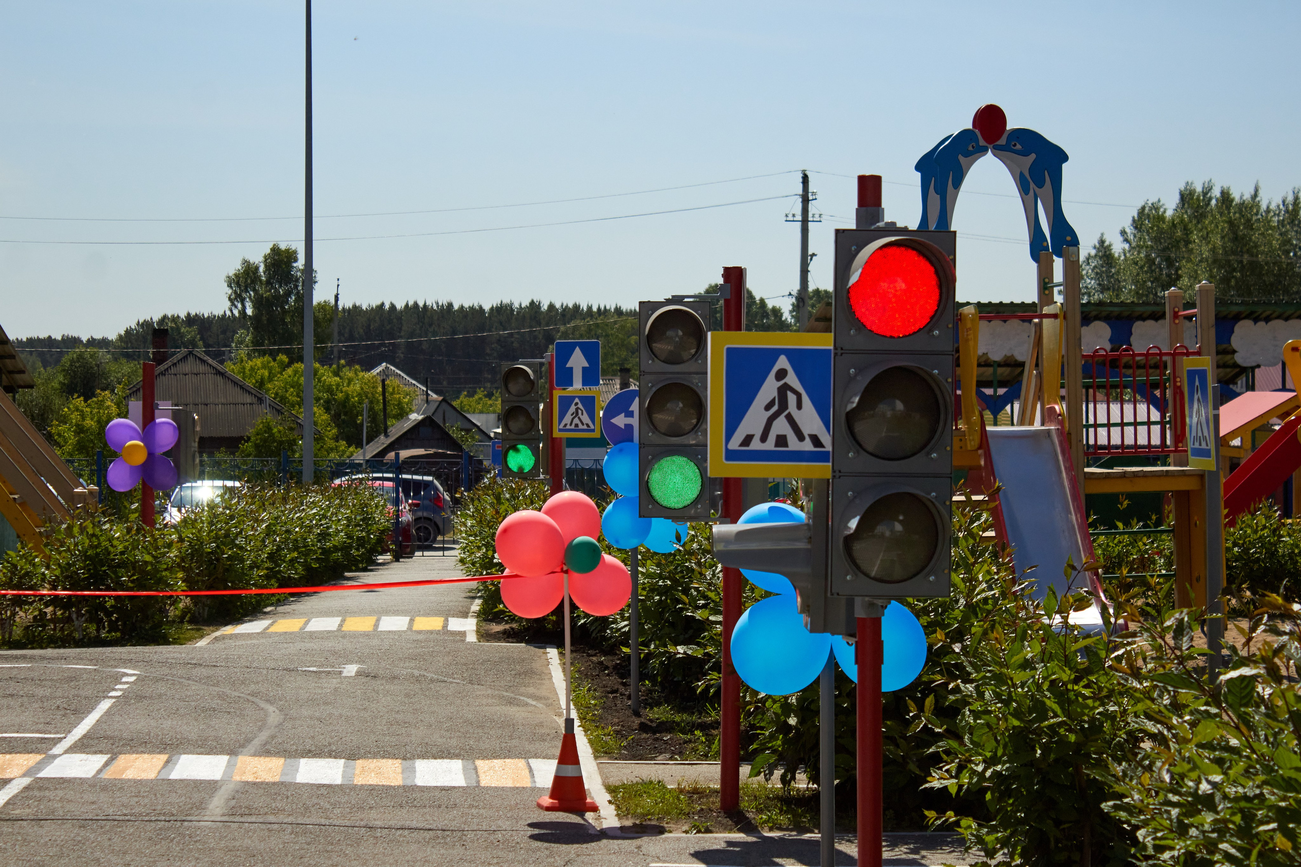 Открытие детского автогородока по безопасности дорожного движения. [fXph] Фотограф Масликов Илья. Съёмка мероприятий в Ленинске-Кузнецком