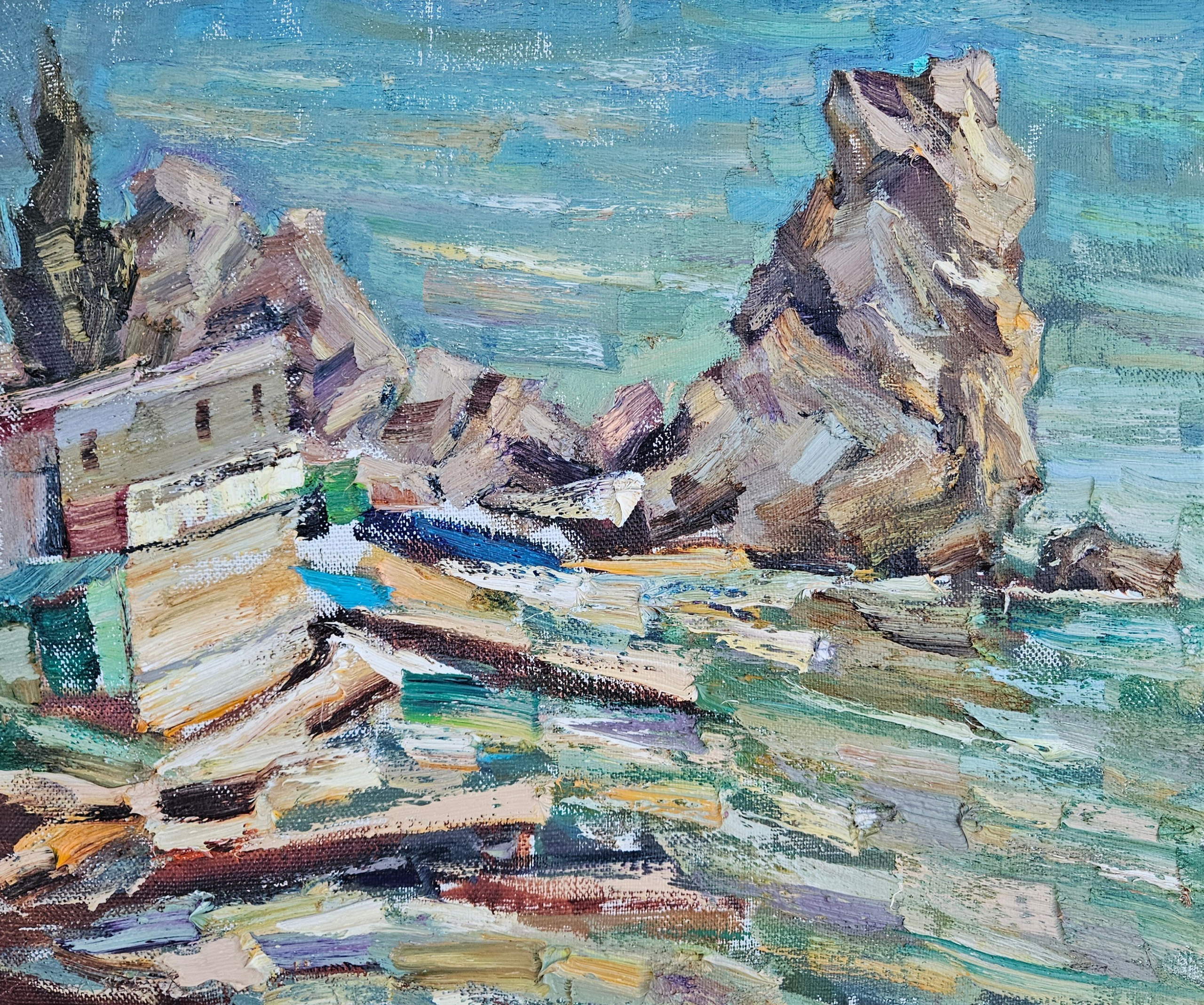 "Гурзуф". 2025. Холст, масло. 50х60 см. Цена: 25000 руб. (в частной коллекции)