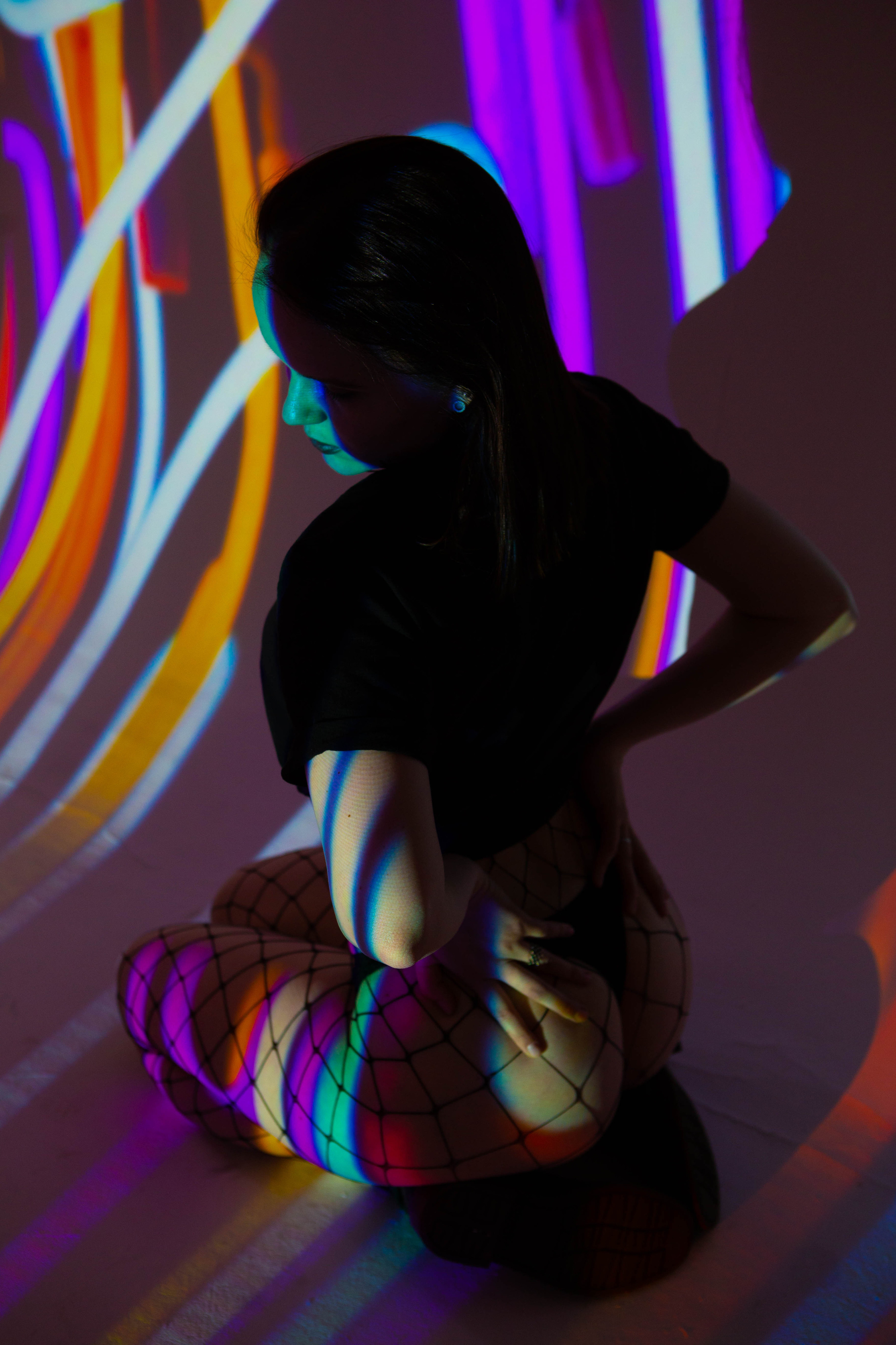 NEON PROJECTOR |KATE. Фотограф Абакумова Анастасия