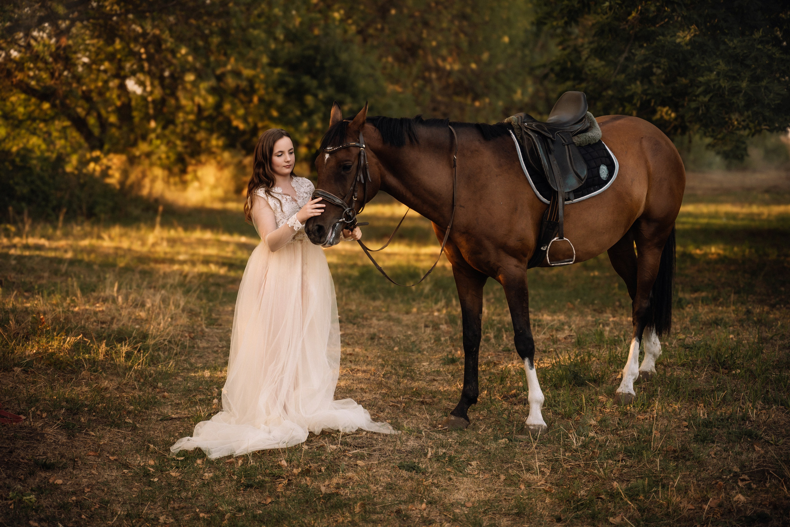Евгения. Фотосессия с лошадьми. Семейный фотограф в Белгороде Амелина Алина