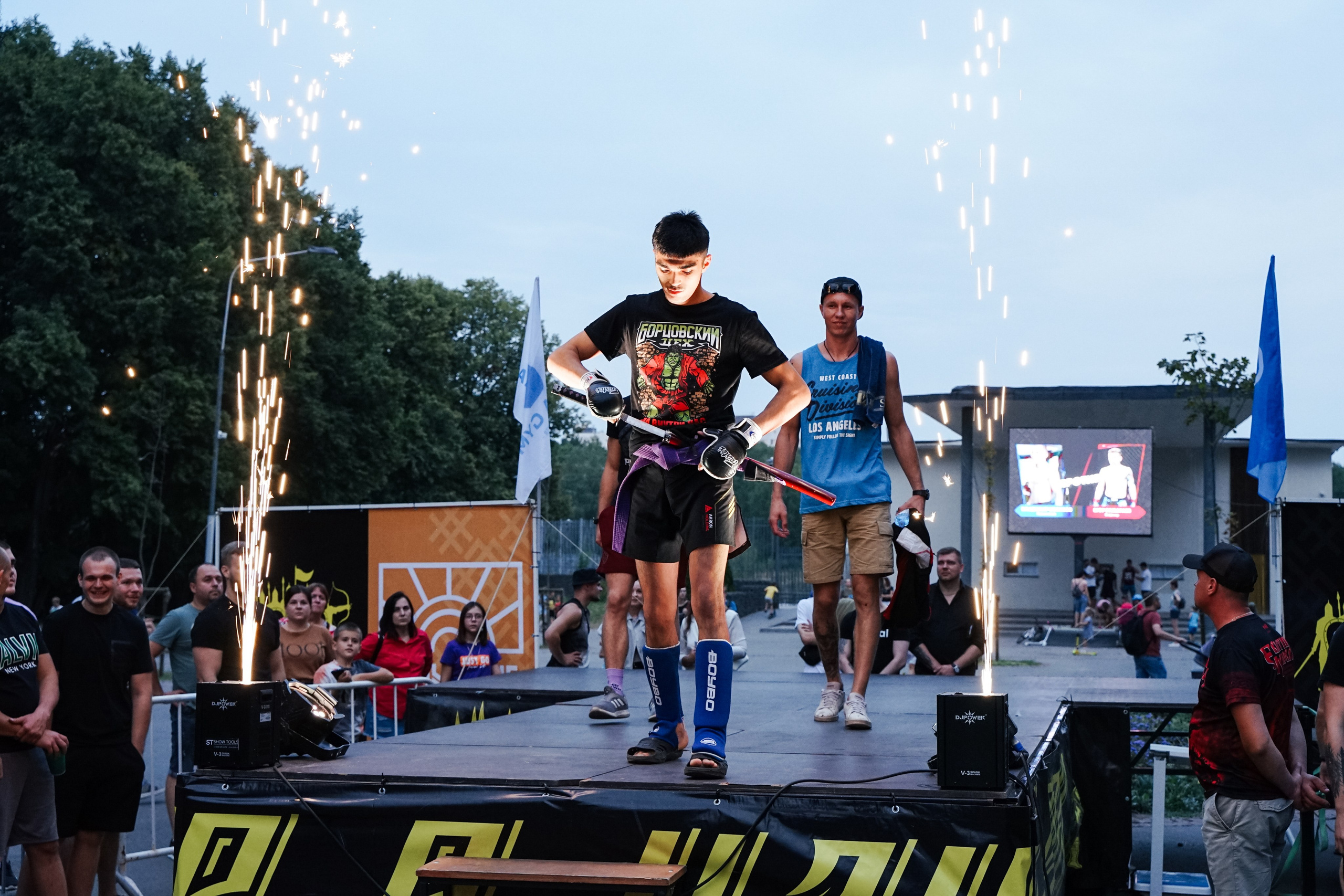 Вечер боев в ЦПКиО. Фотограф Надежда Погребняк | Рязань | Москва