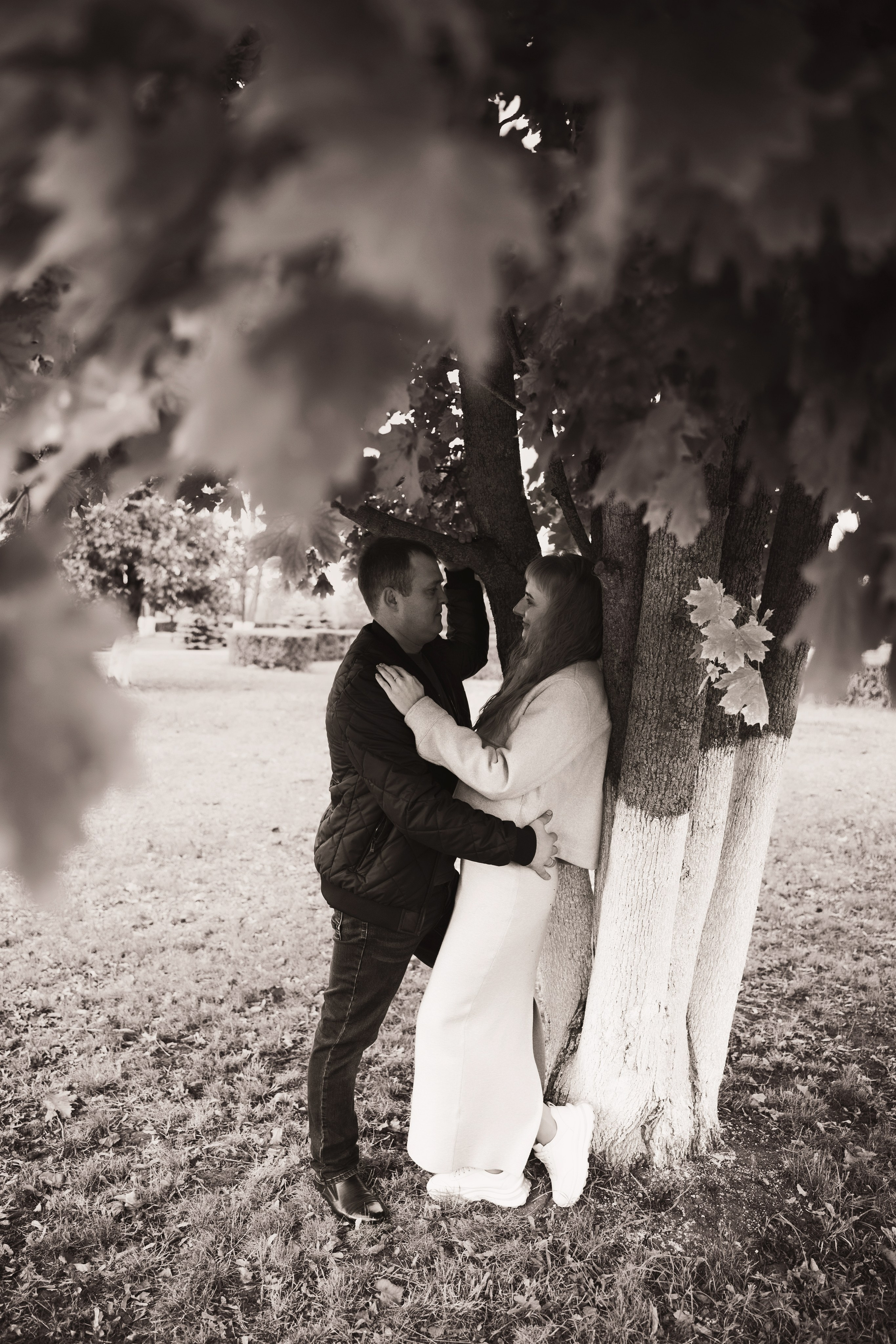 Осенняя фотосессия в стиле Love Story. Семейный фотограф в Белгороде Амелина Алина