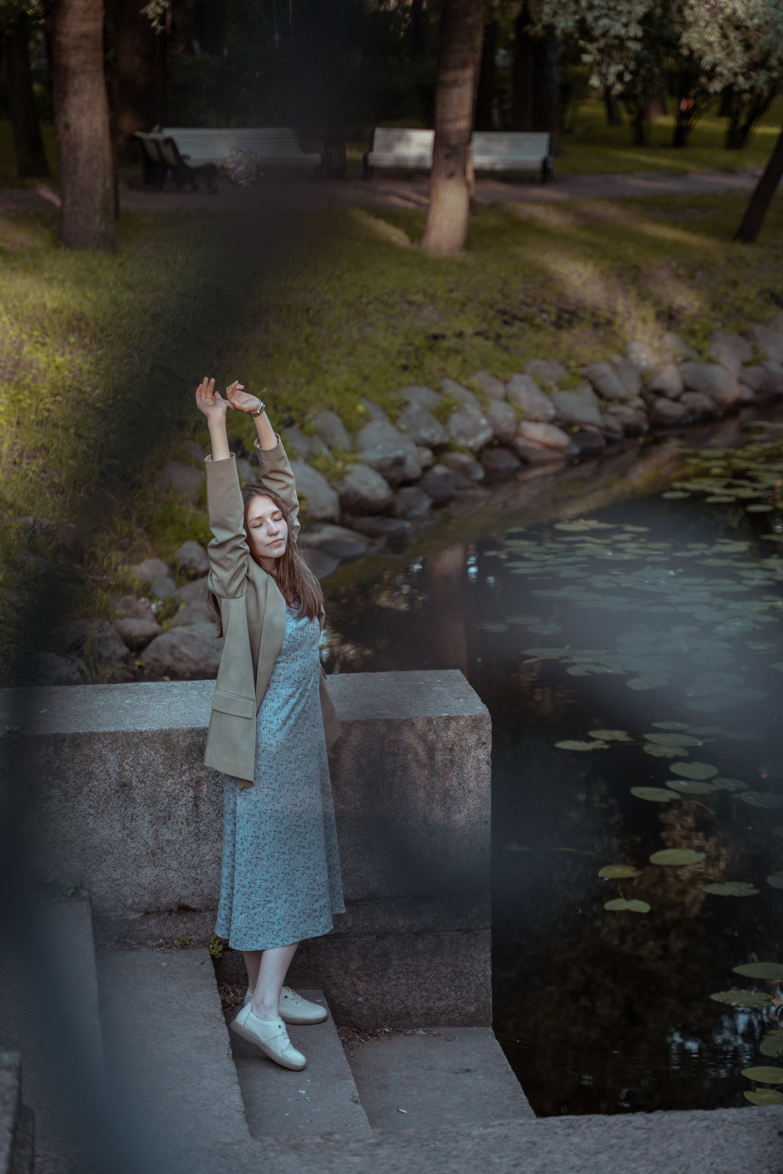 #Белые ночи. Рассвет в Лопухинском саду. Главная