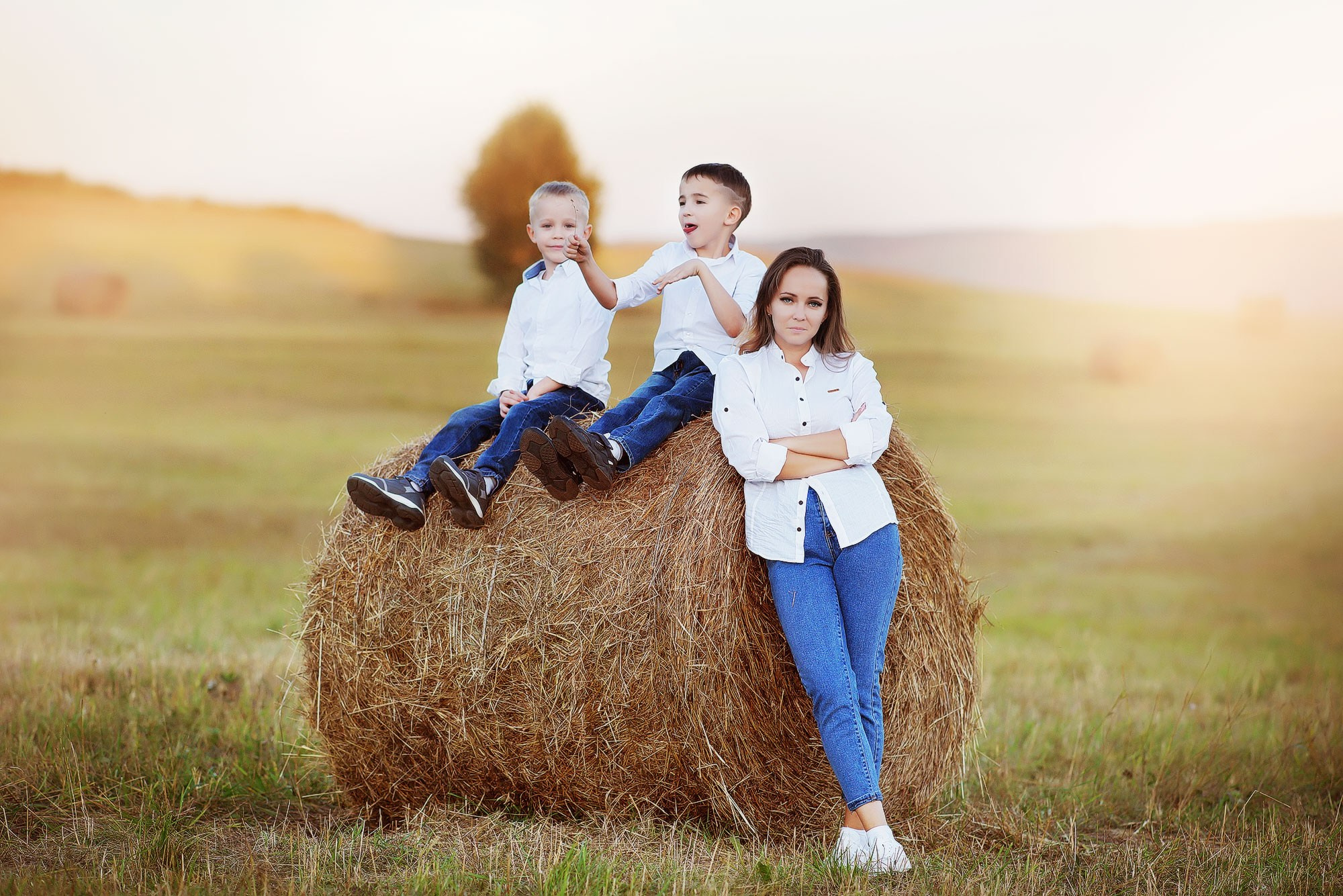 Семейная съёмка на природе. Семейный фотограф г. Новокузнецк Юлия Машникова
